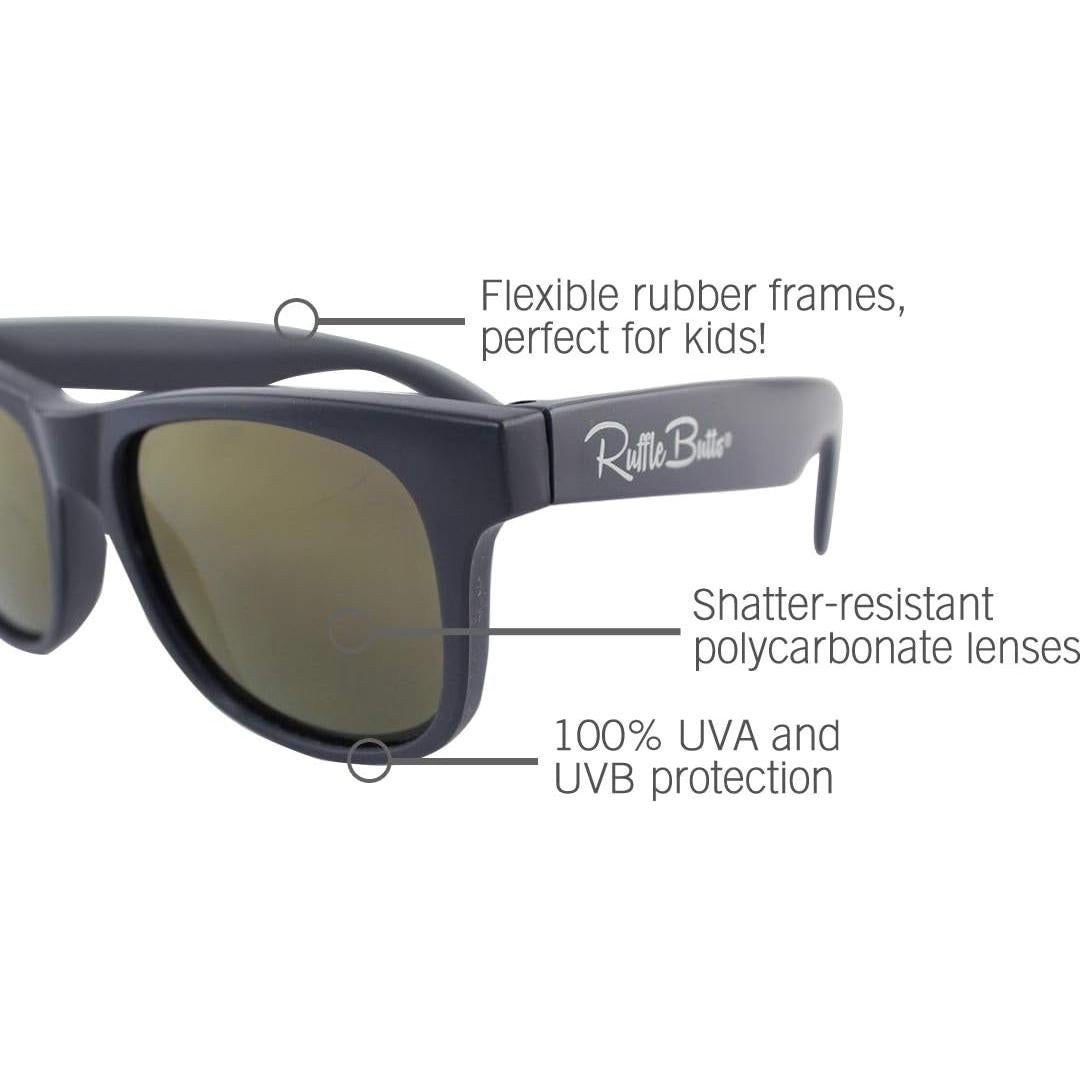 Gafas de sol RuffleButts para bebés 0-24 meses - Marino