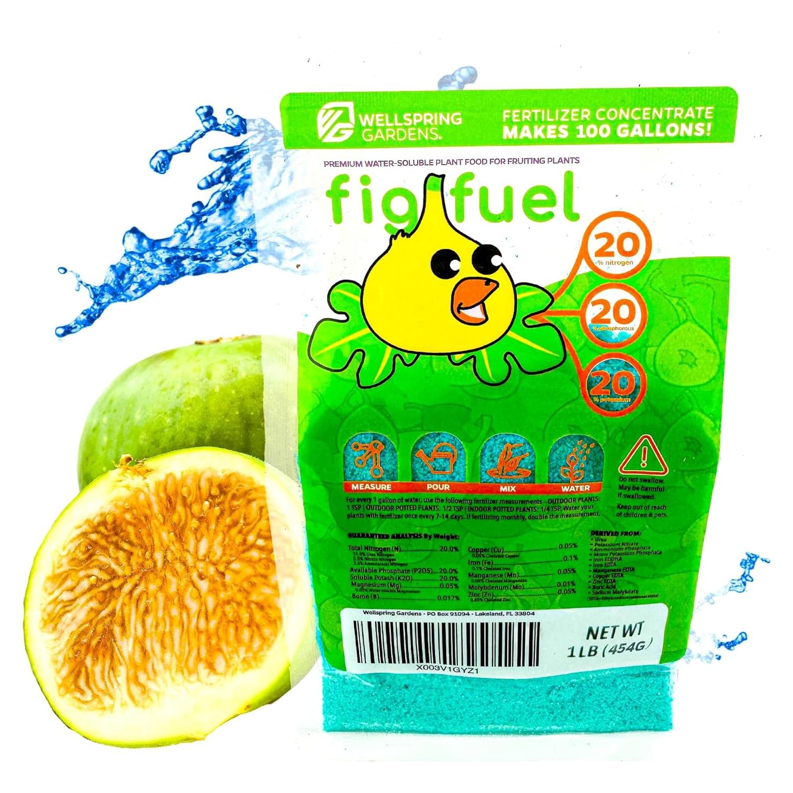 Fertilizante Fig Fuel Wellspring Gardens 20-20-20 0.45 kg
