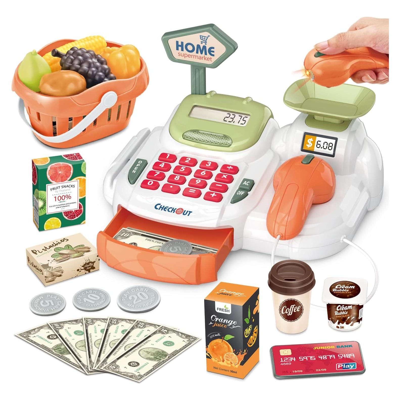 Caja Registradora de Juguete Sotodik con Sonidos y Accesorios