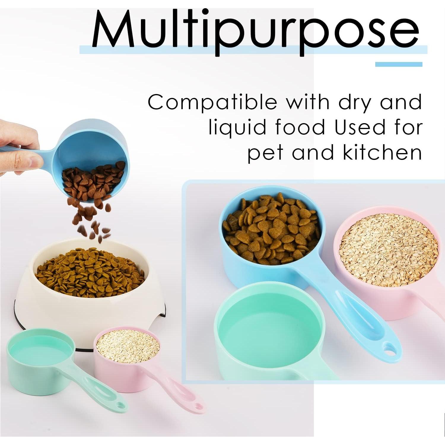 Cuchara de Medición para Mascotas Super Design - 1 Taza Azul