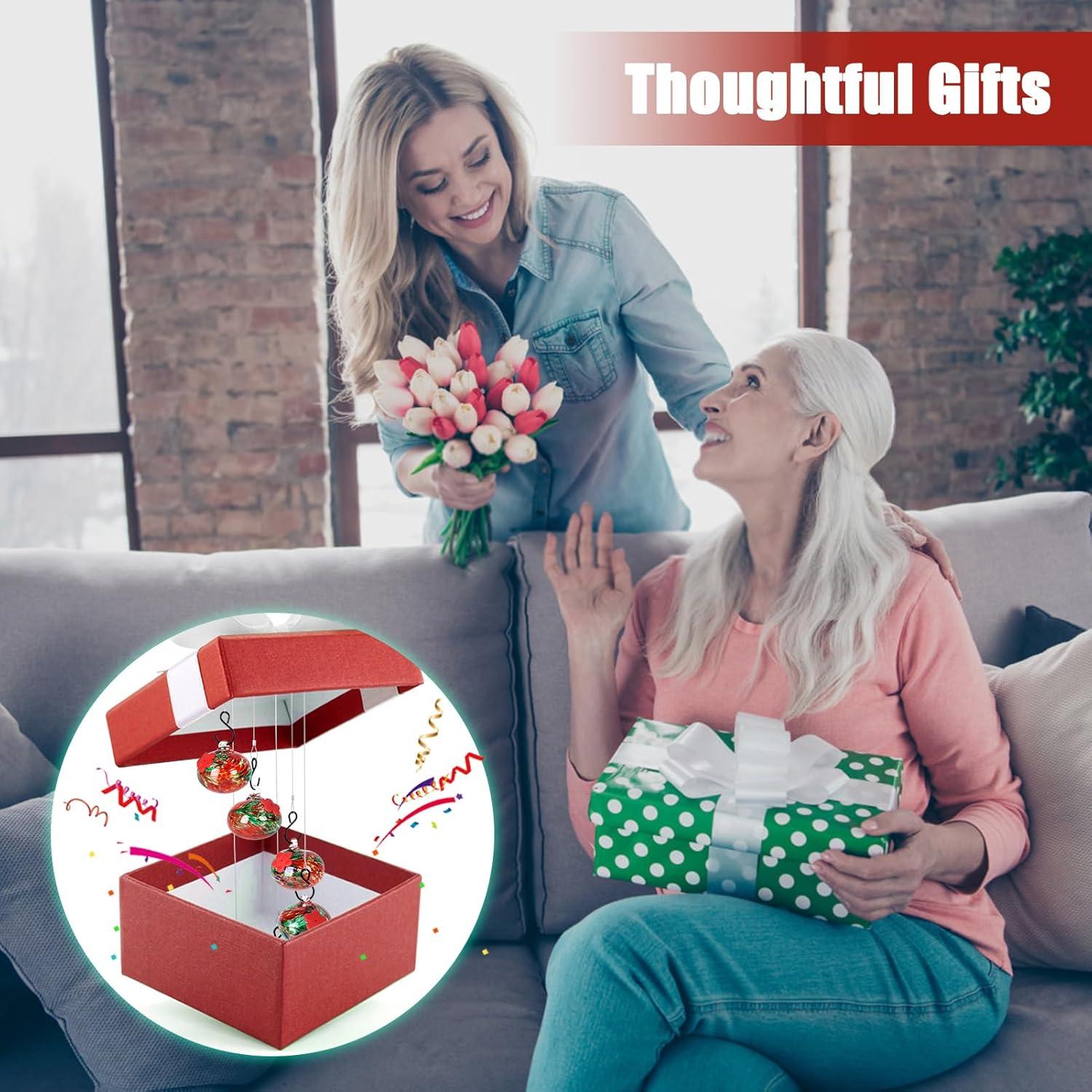 Alimentador de Colibríes Campana de Viento HEADAK LIFE 6 Bolas Rojas