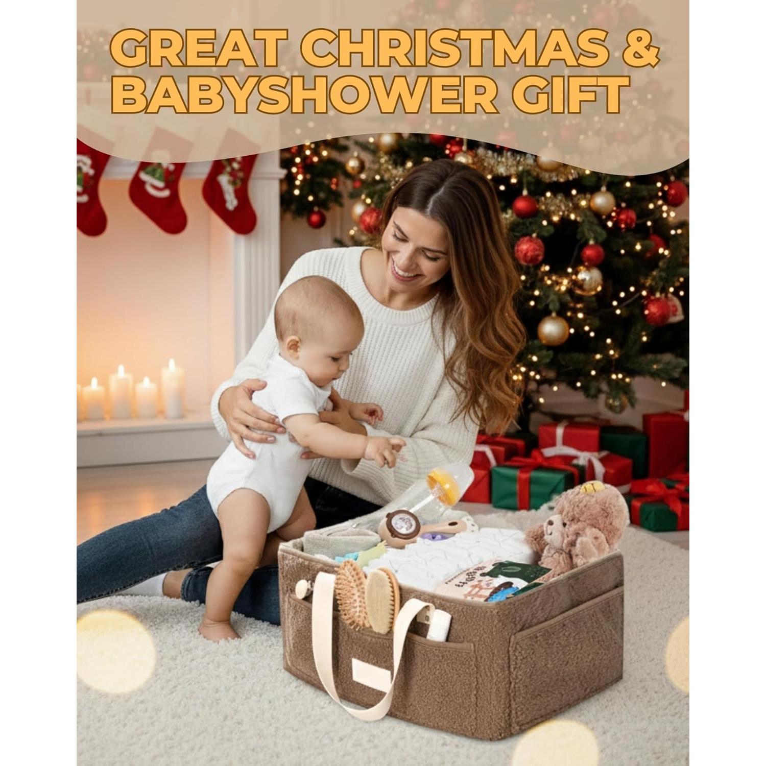 Organizador de Pañales Toodly con Almohadilla Cambiadora Taupe