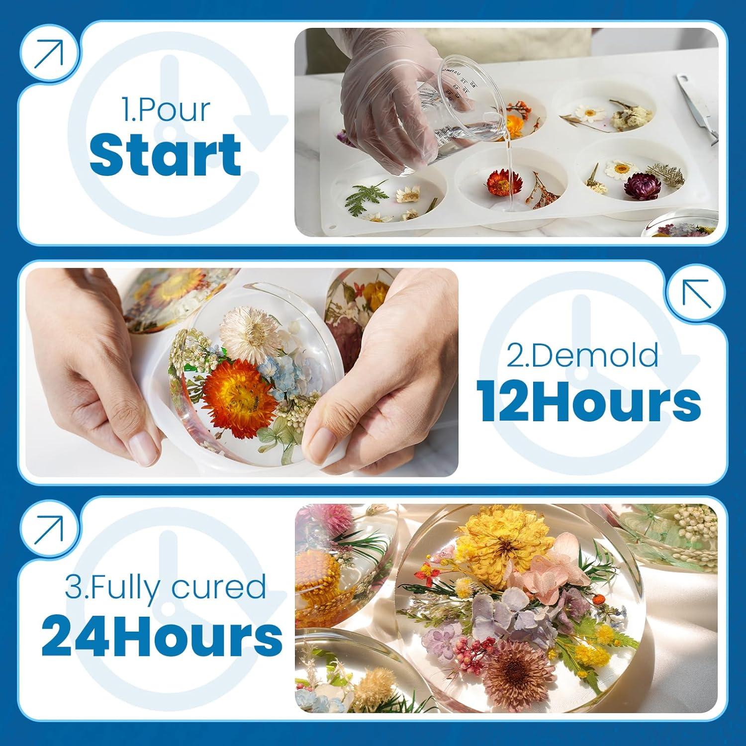 Kit de Resina Epoxy LET'S RESIN 5.68L Cristalina Sin Burbujas