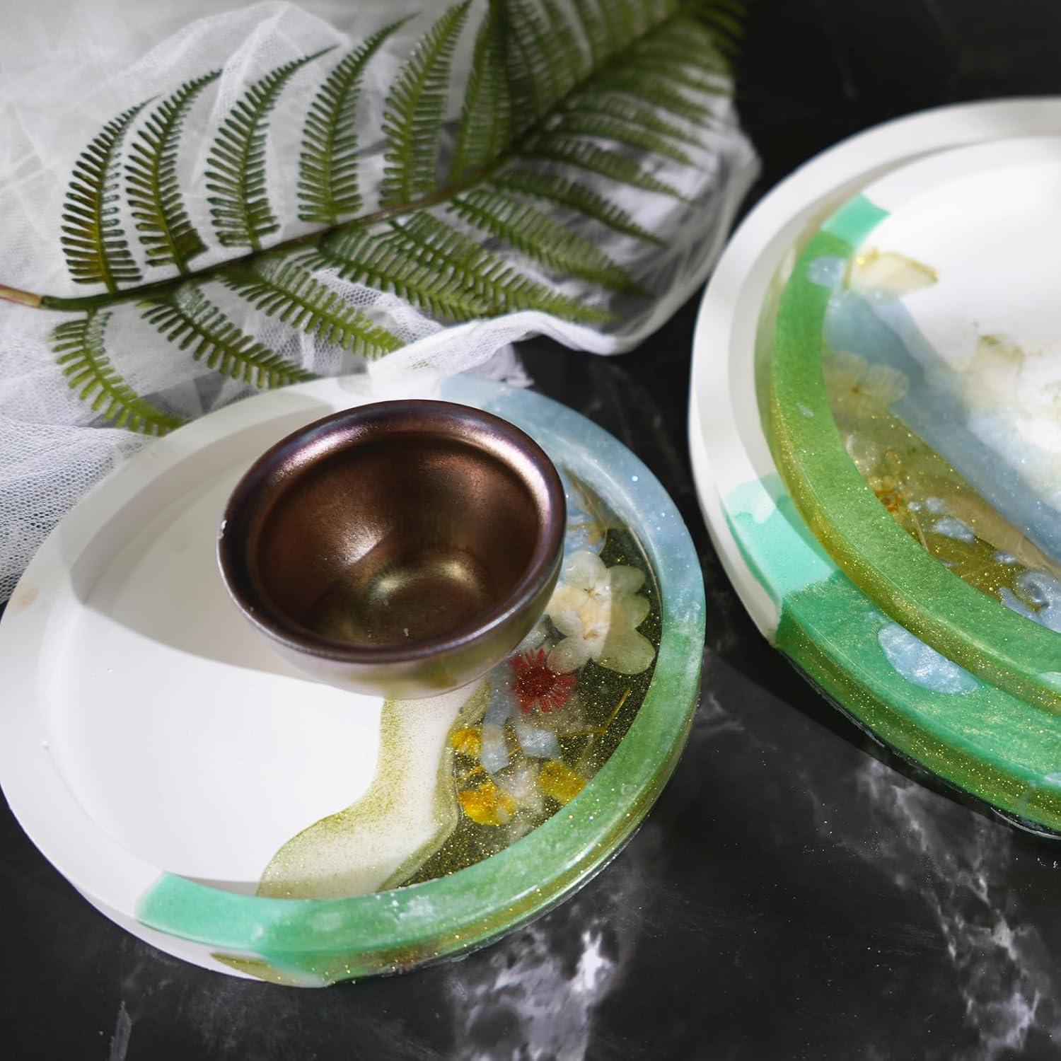 Juego de 3 Moldes de Bandeja Redonda AOEDEO - Silicona 27.94 cm