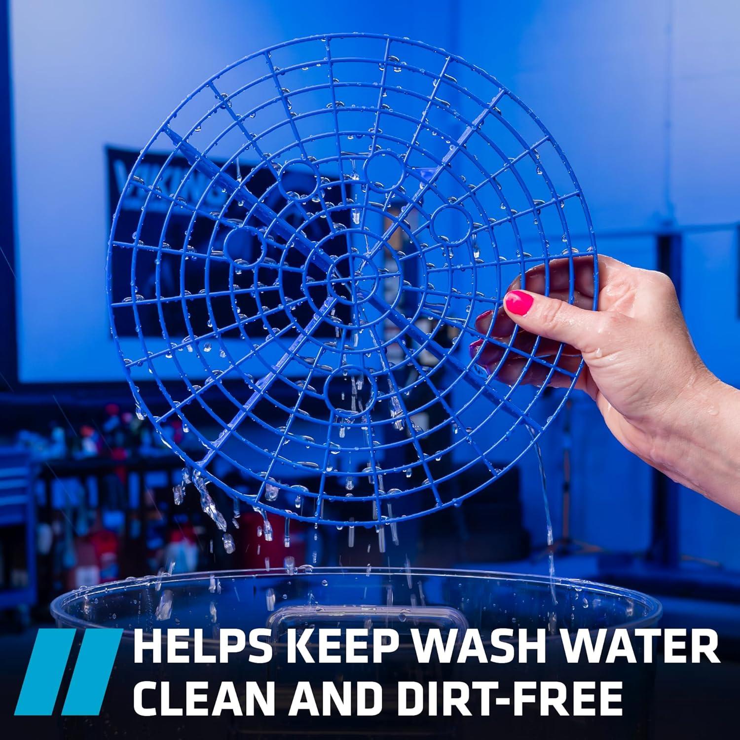 Insertar Cubo Grit Trap VIKING Azul para Lavado de Autos