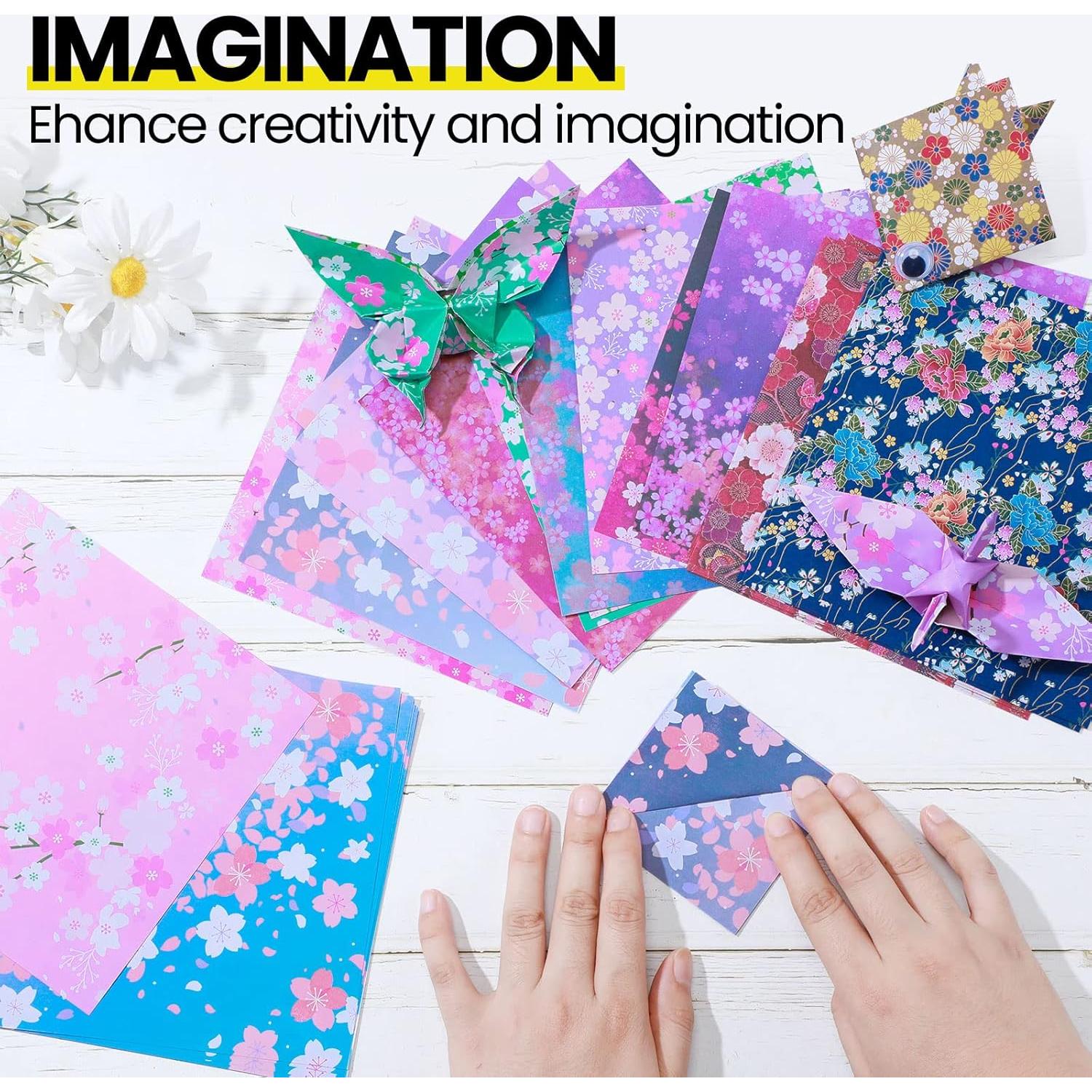 Kit de Papel de Origami Lincia 840 Hojas 15x15 cm Doble Cara