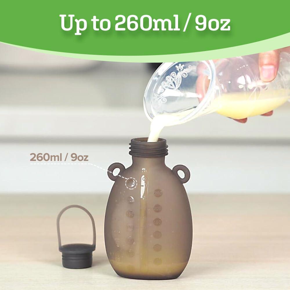 Bolsa de Almacenamiento de Leche Materna Haakaa 260 ml Silicona