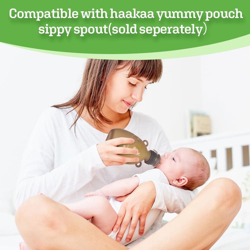 Bolsa de Almacenamiento de Leche Materna Haakaa 260 ml Silicona