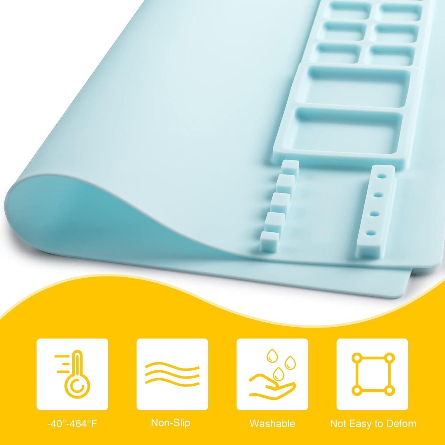 Alfombrilla de Silicona Grande Nancyl con Taza Magnética 50x40cm