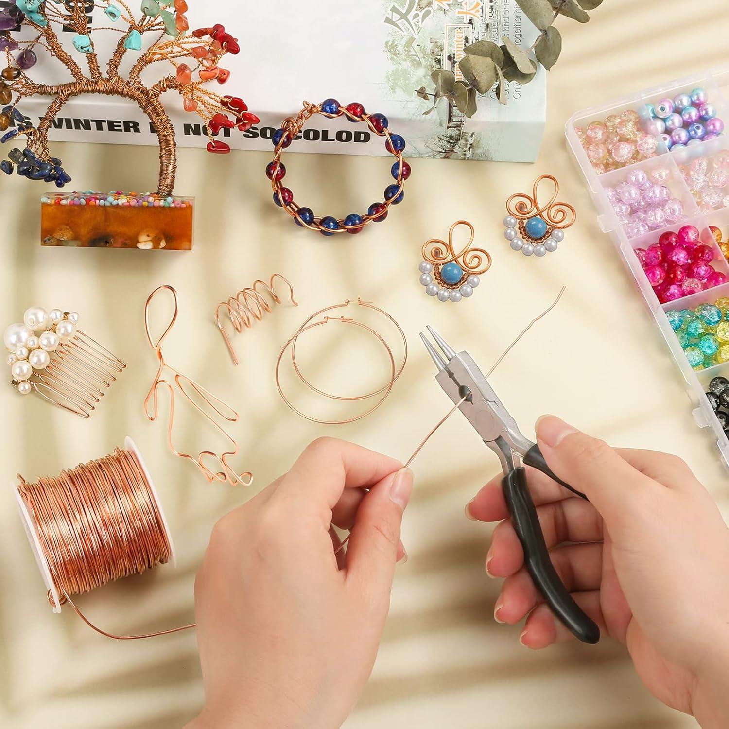 Modacraft Alambre de Cobre 18 Calibres 20 m y Alicates 4 en 1