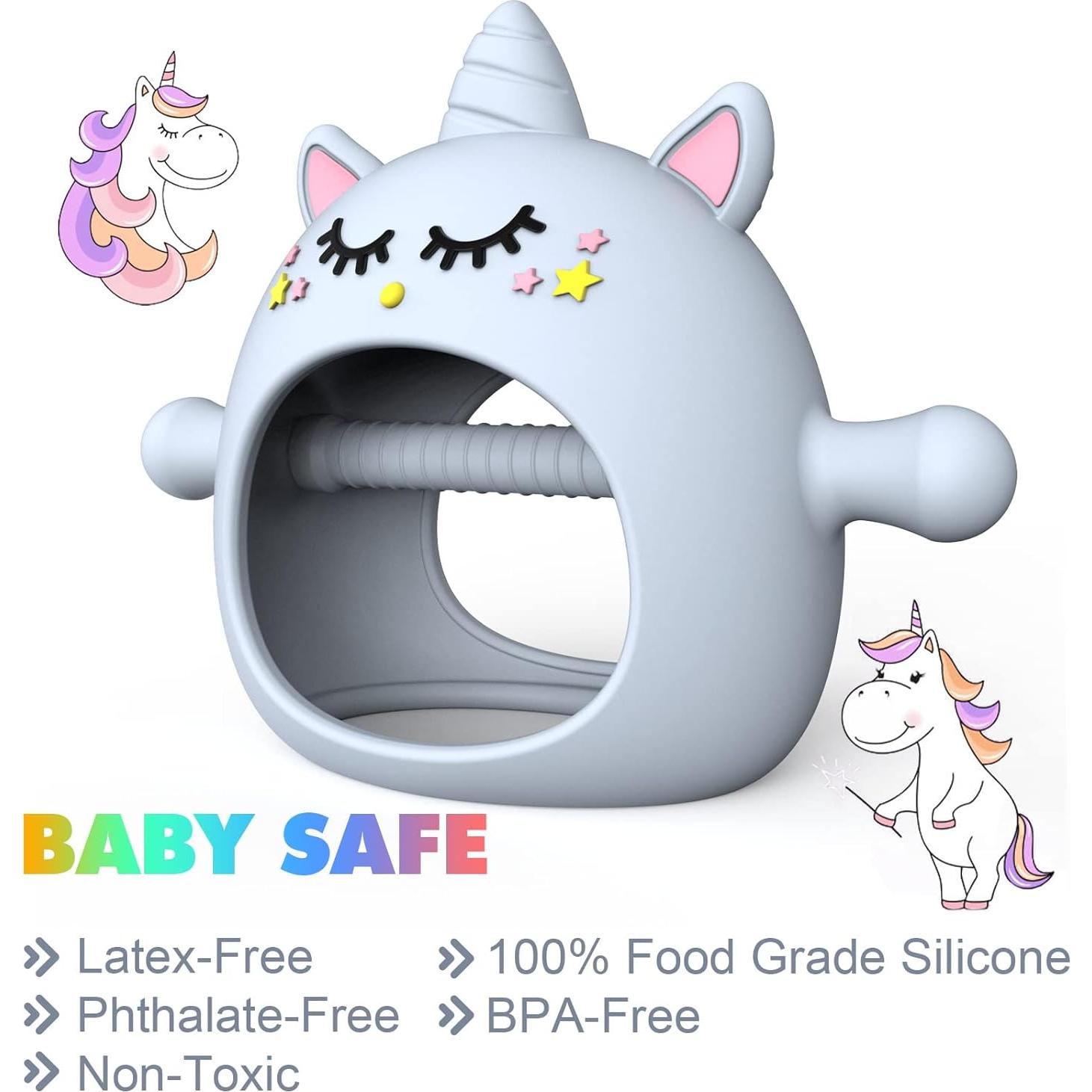Mordedor para Bebés Unicornio Tinabless Silicona 0-12 Meses