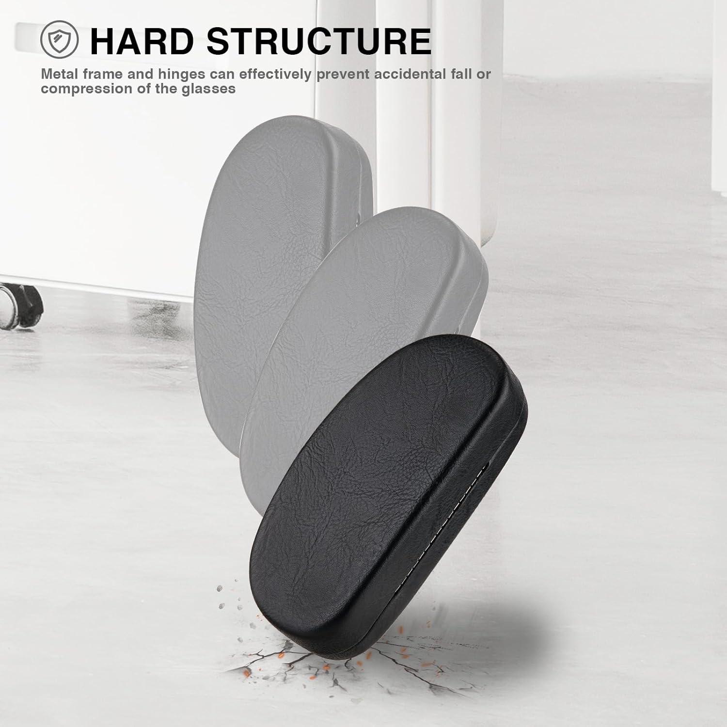 Funda Dura para Gafas de Sol Molshine - Tamaño Universal, Negro