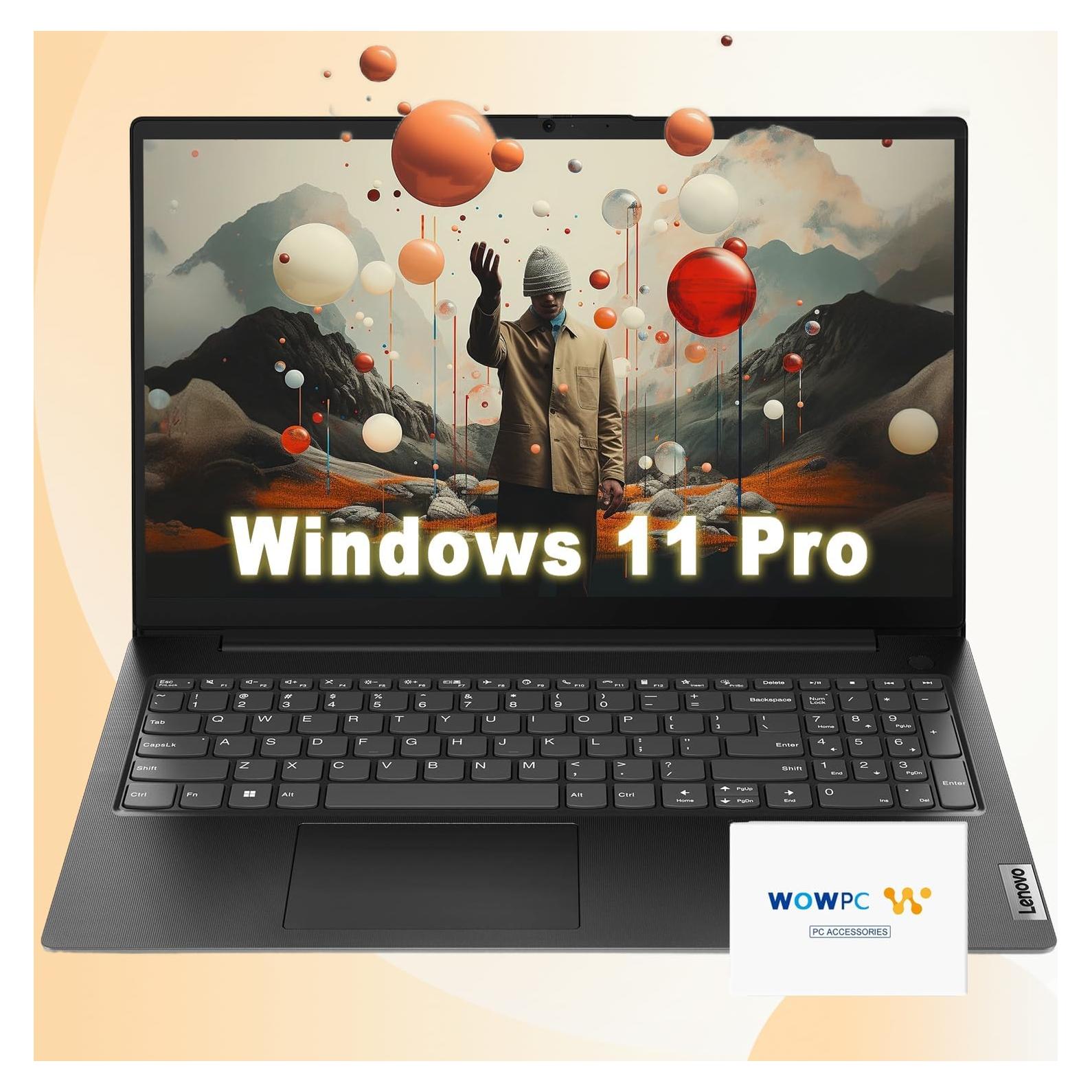Laptop Lenovo V15 | Intel Celeron 4 núcleos | 16GB RAM | 1TB SSD | 15.6" FHD | Windows 11 Pro