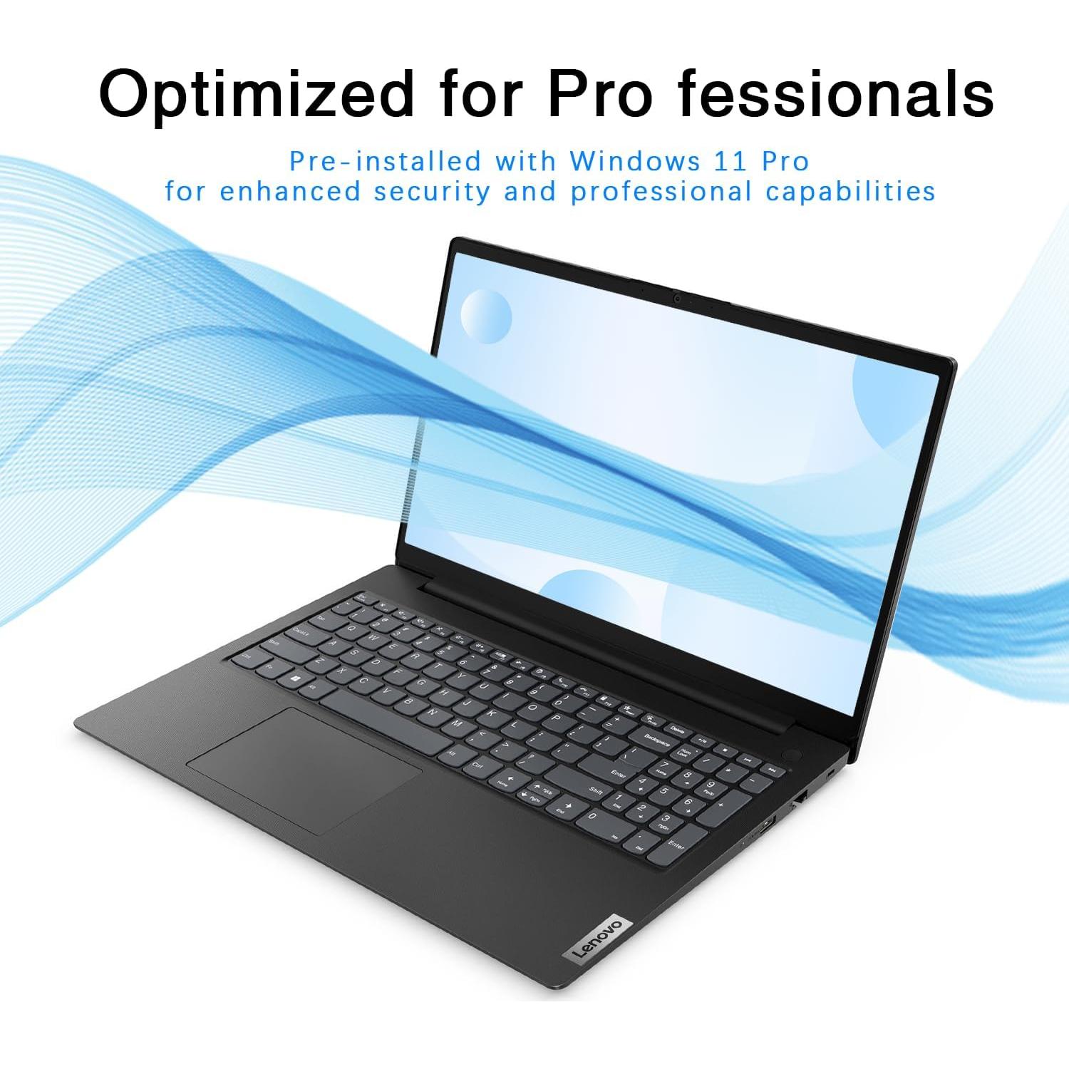 Laptop Lenovo V15 | Intel Celeron 4 núcleos | 16GB RAM | 1TB SSD | 15.6" FHD | Windows 11 Pro