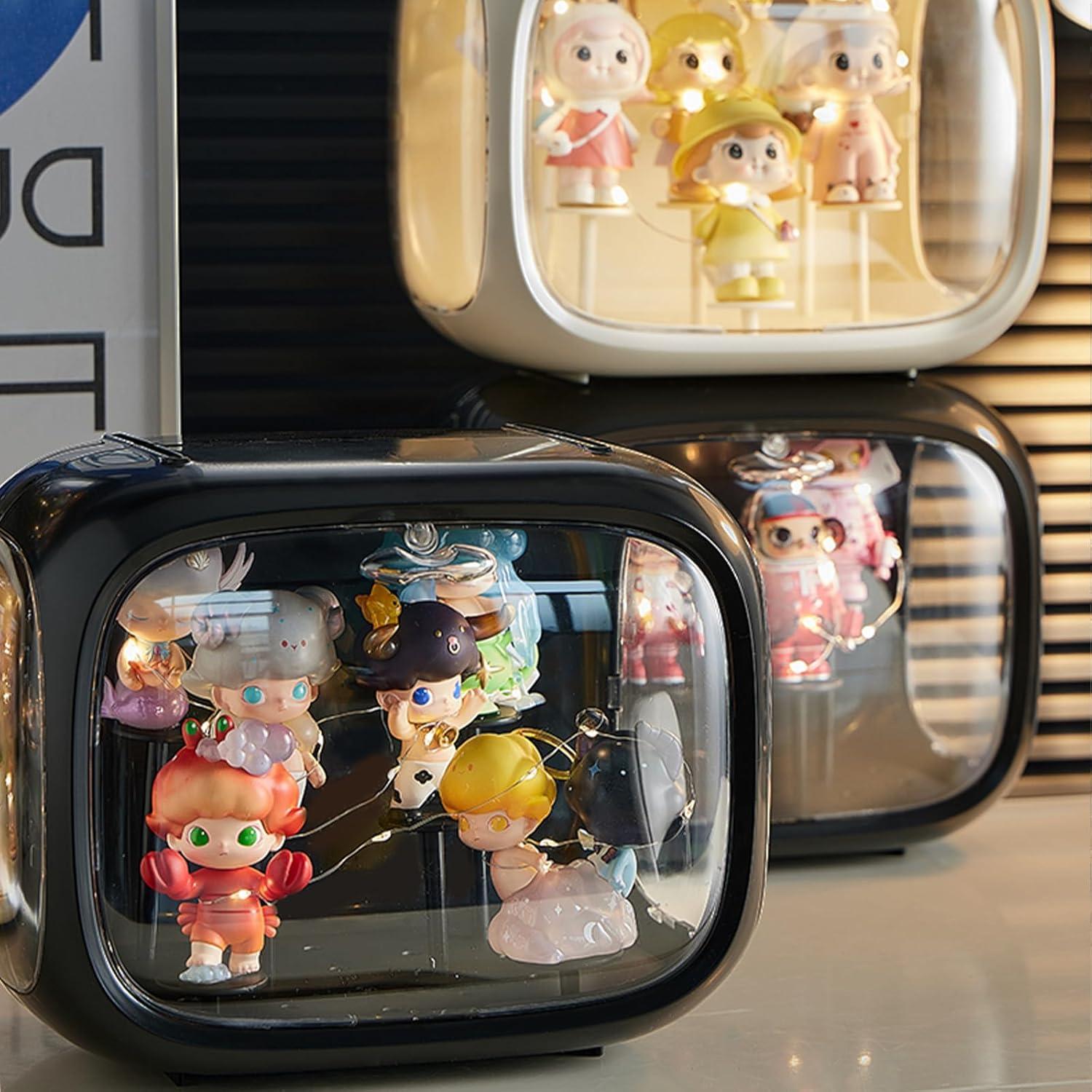 Caja de exhibición acrílica WMM con luz ajustable 24.1x15.2cm