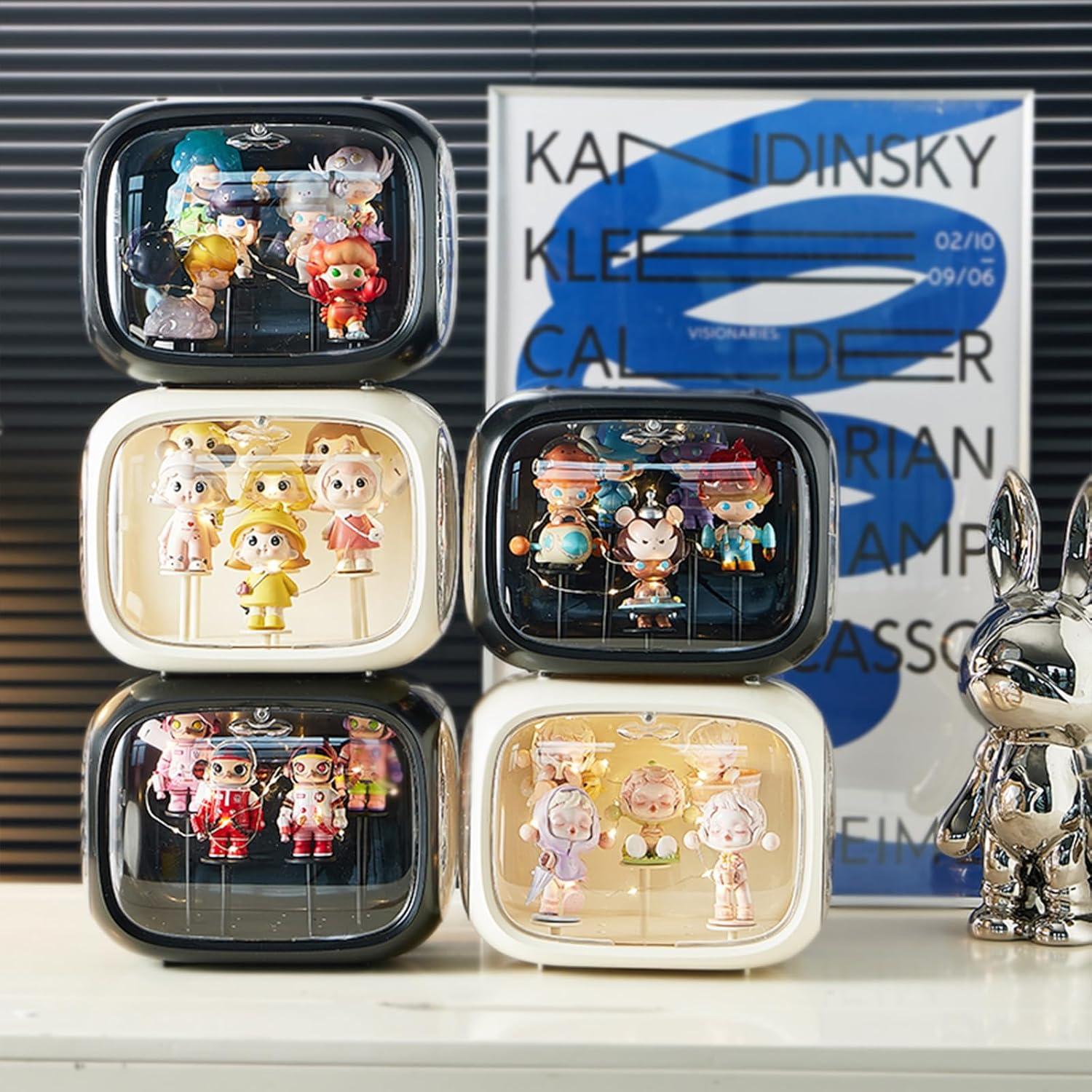 Caja de exhibición acrílica WMM con luz ajustable 24.1x15.2cm