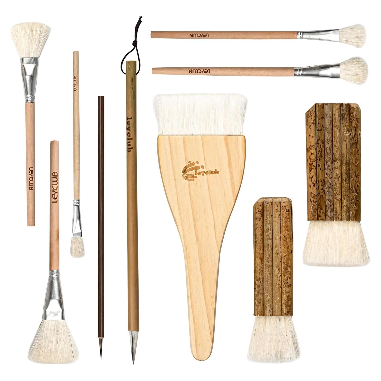 Set de 10 Pinceles para Esmalte de Cerámica LEYCLUB