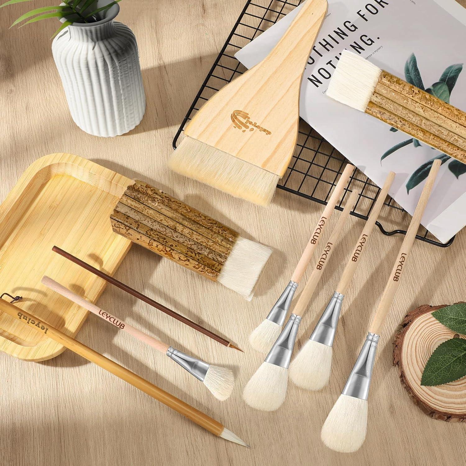 Set de 10 Pinceles para Esmalte de Cerámica LEYCLUB