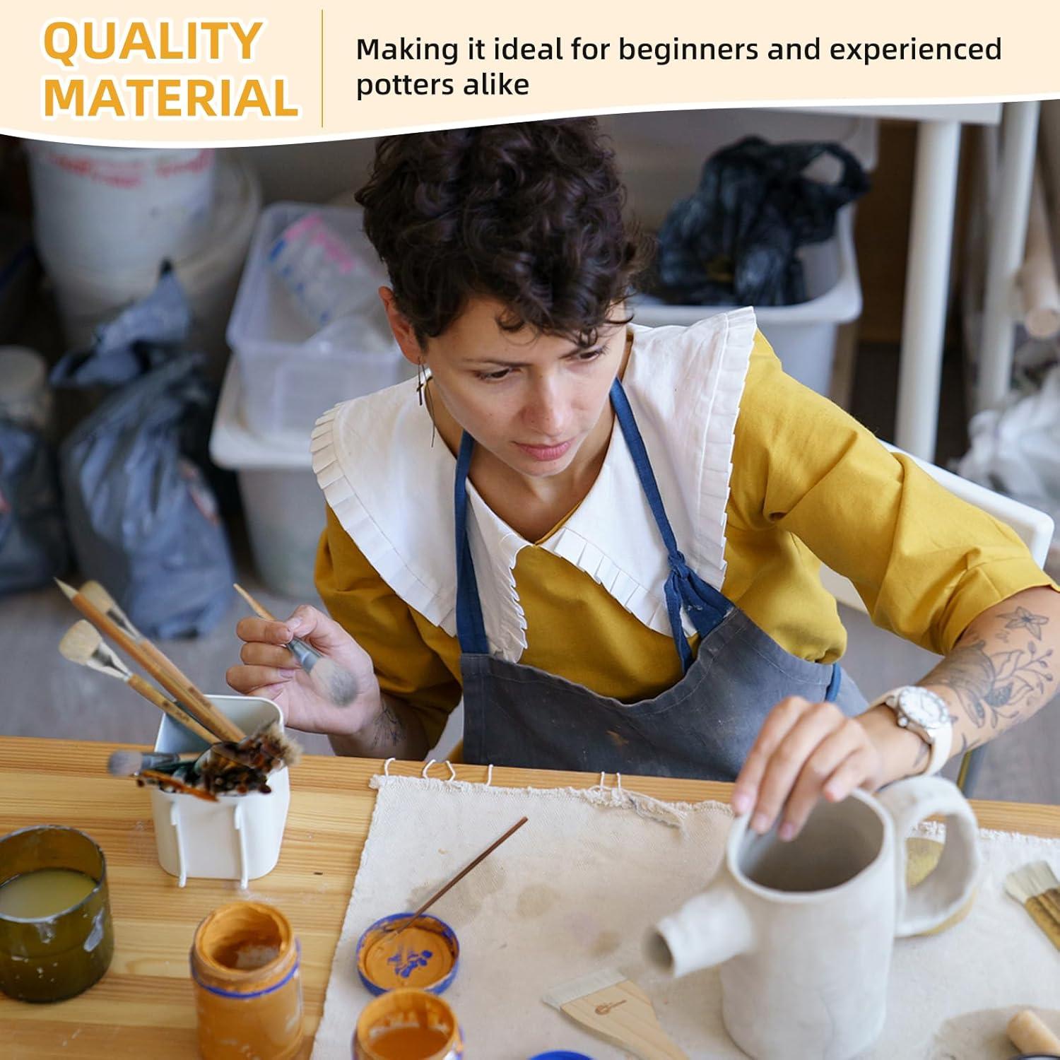 Set de 10 Pinceles para Esmalte de Cerámica LEYCLUB