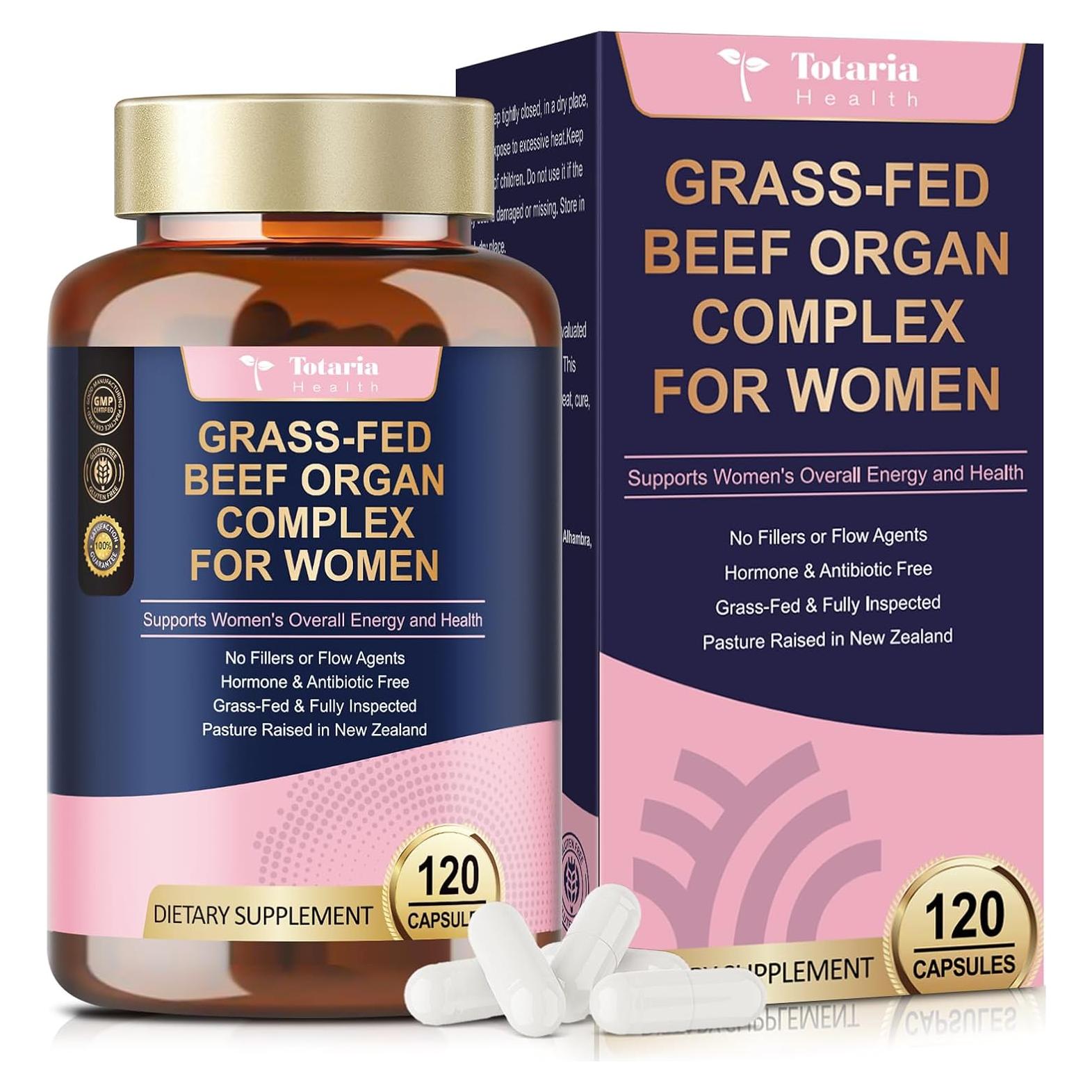 Suplemento de Órganos de Res Totaria 120 Cápsulas - Energía y Hormonas