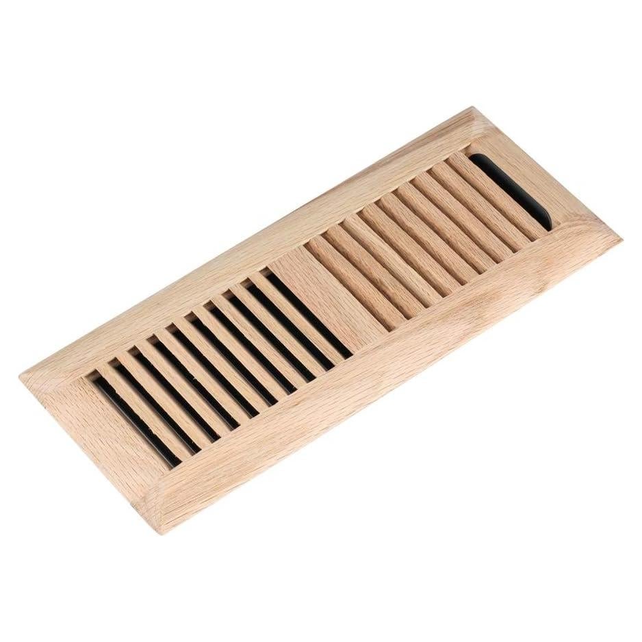 Registro de Piso de Madera de Roble Rojo Qirui 2x12" Sin Acabado