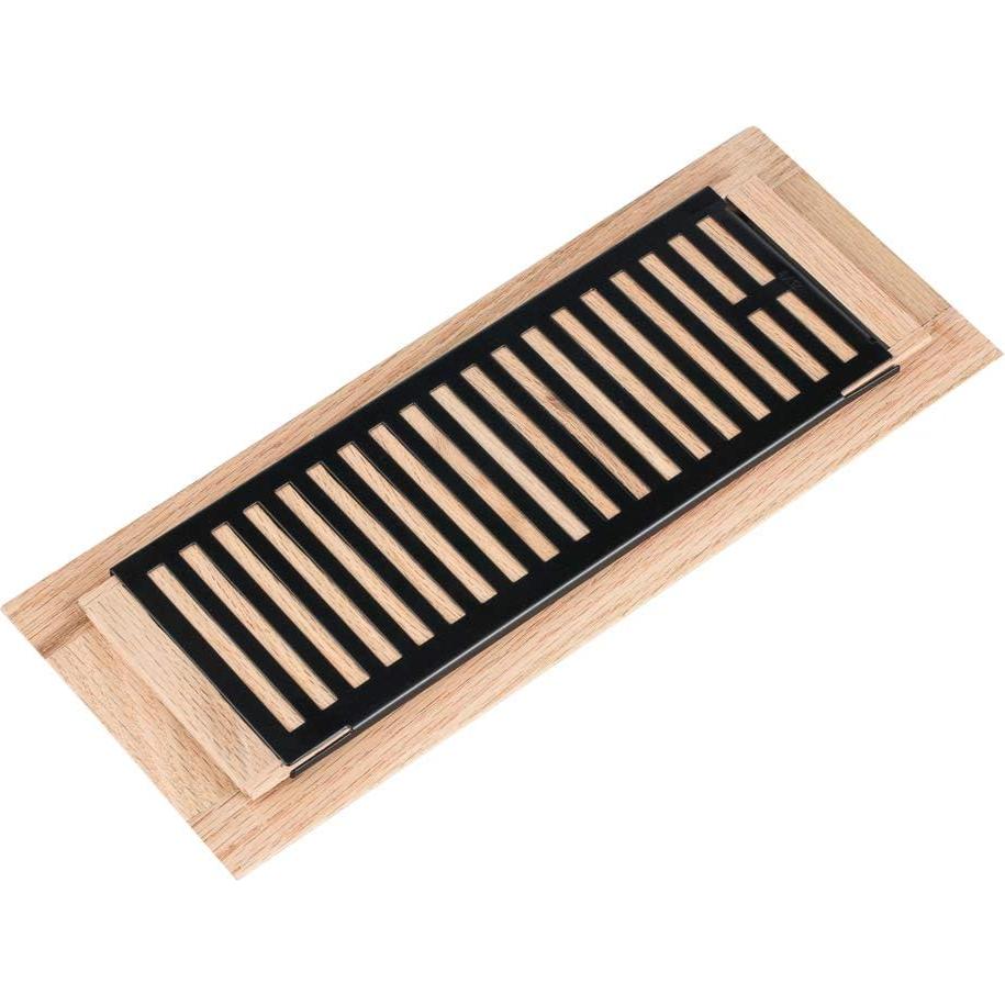 Registro de Piso de Madera de Roble Rojo Qirui 2x12" Sin Acabado