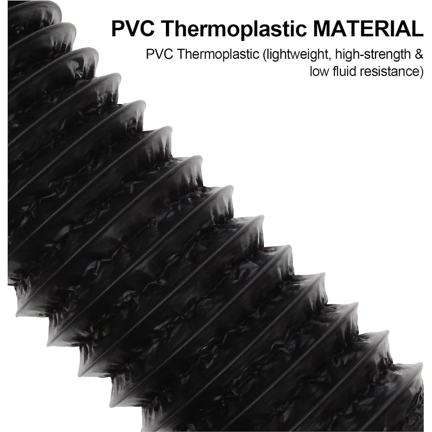 Manguera flexible 10 cm x 5 m Aluminio PVC APACALI