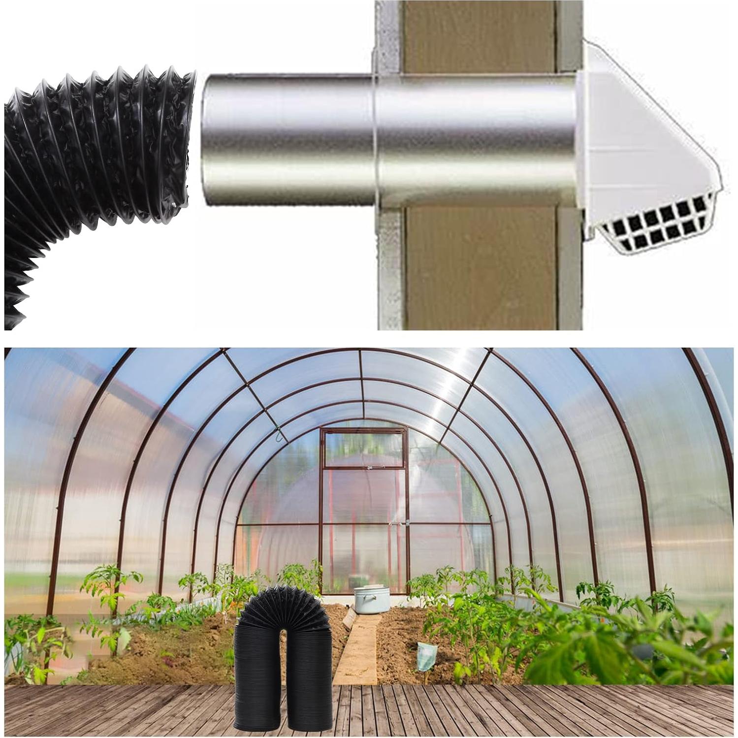 Manguera flexible 10 cm x 5 m Aluminio PVC APACALI