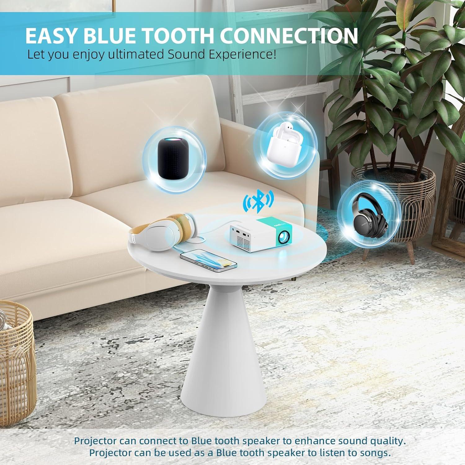 Proyector Mini Wepvo YG300Plus 1080P Portátil Verde Menta