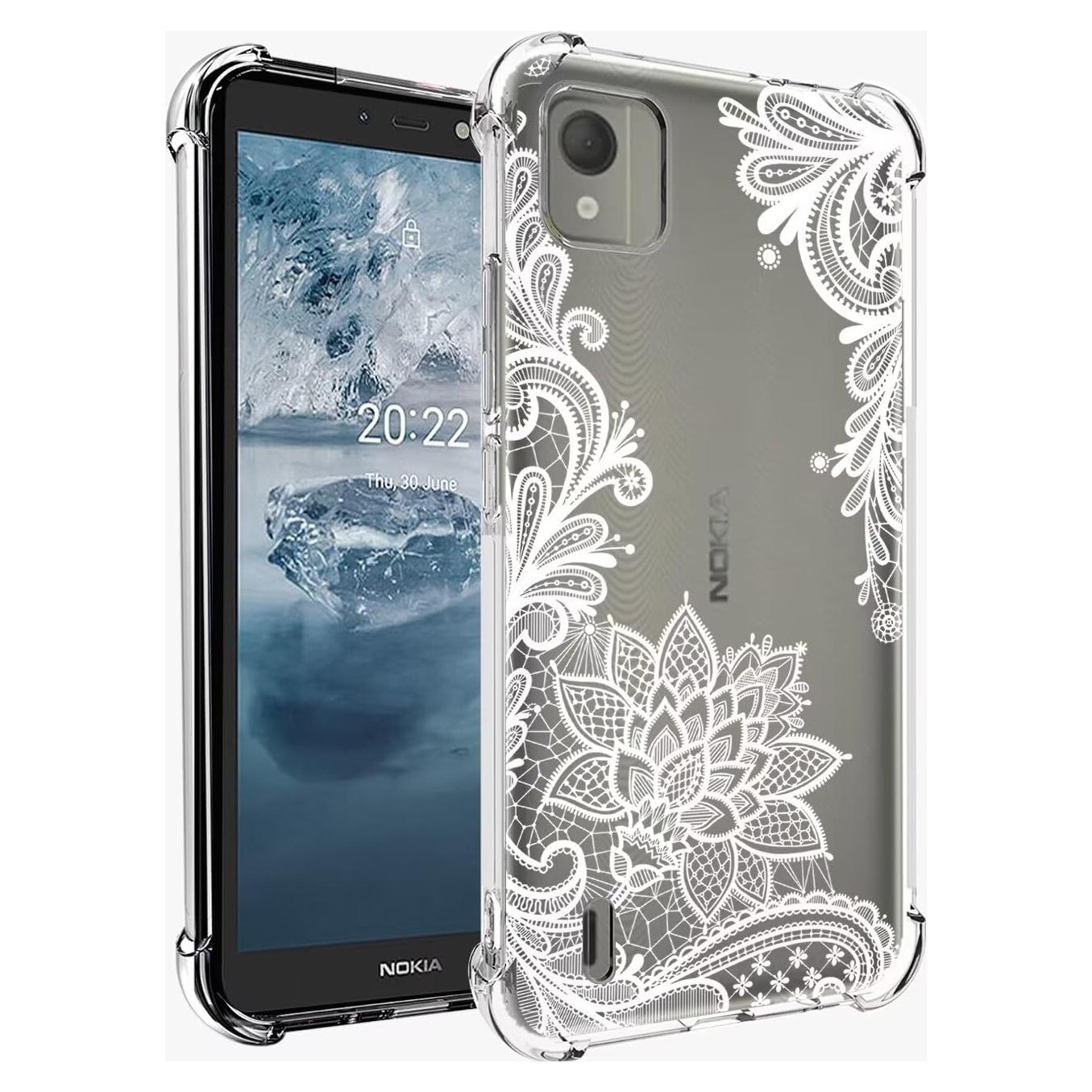 Funda Protectora TPU Floral para Nokia C2 2da Edición 5.7"