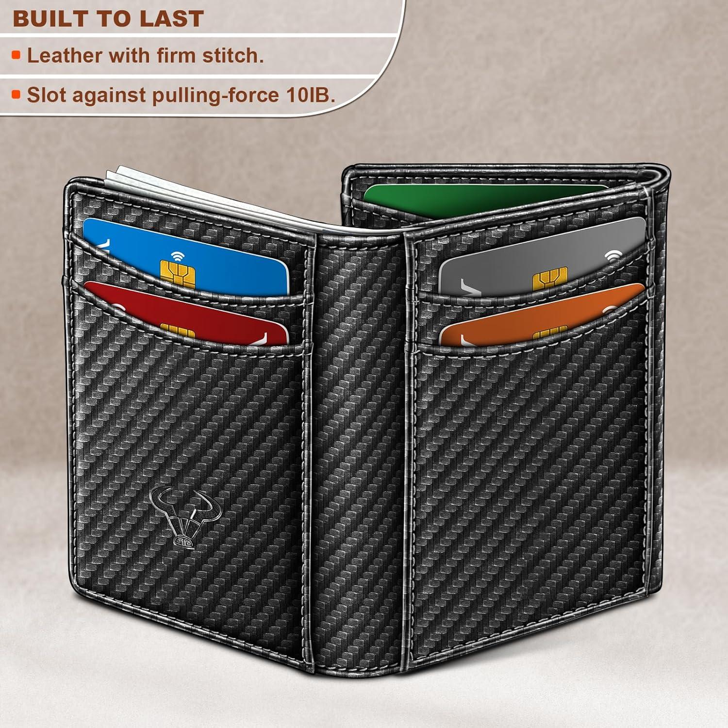 Billetera de Cuero Bulliant para Hombres con Bloqueo RFID