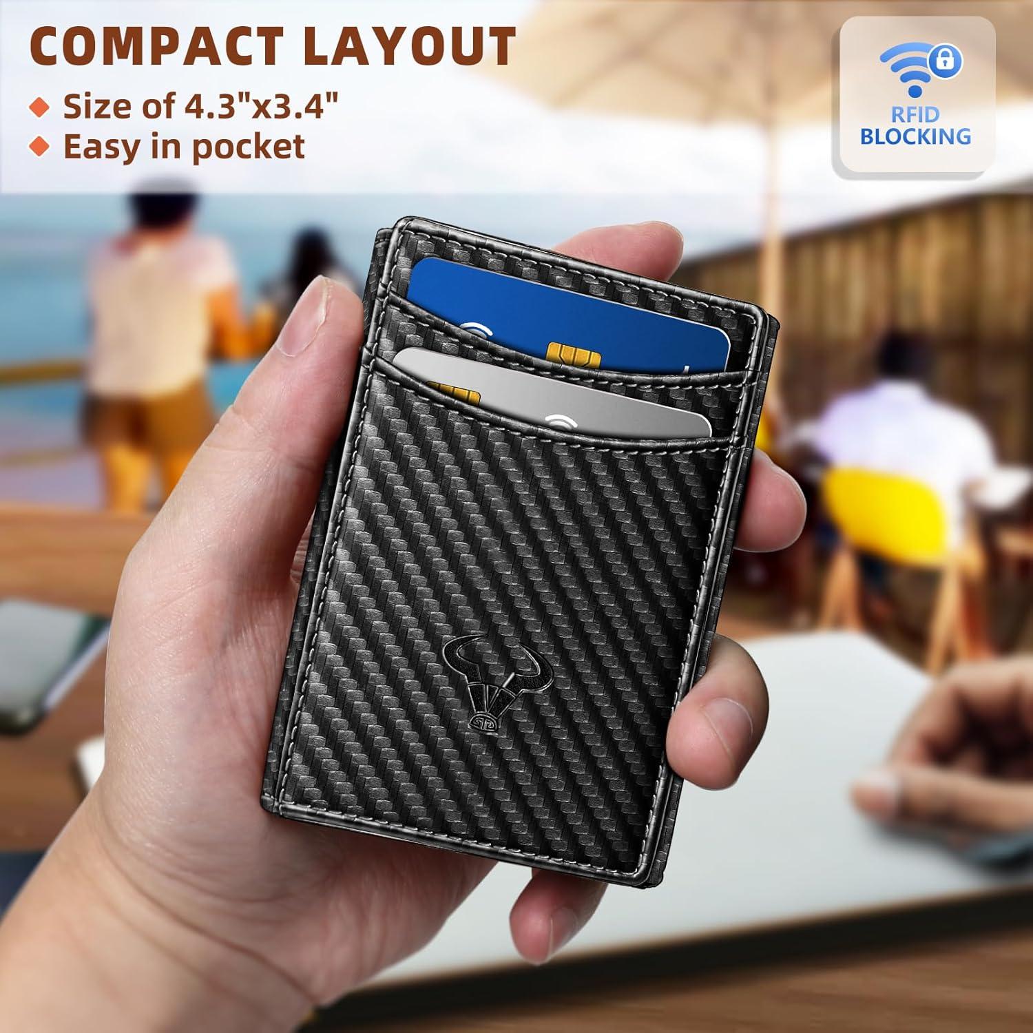 Billetera de Cuero Bulliant para Hombres con Bloqueo RFID