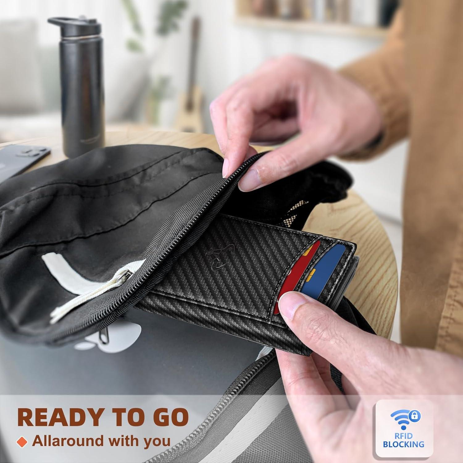 Billetera de Cuero Bulliant para Hombres con Bloqueo RFID