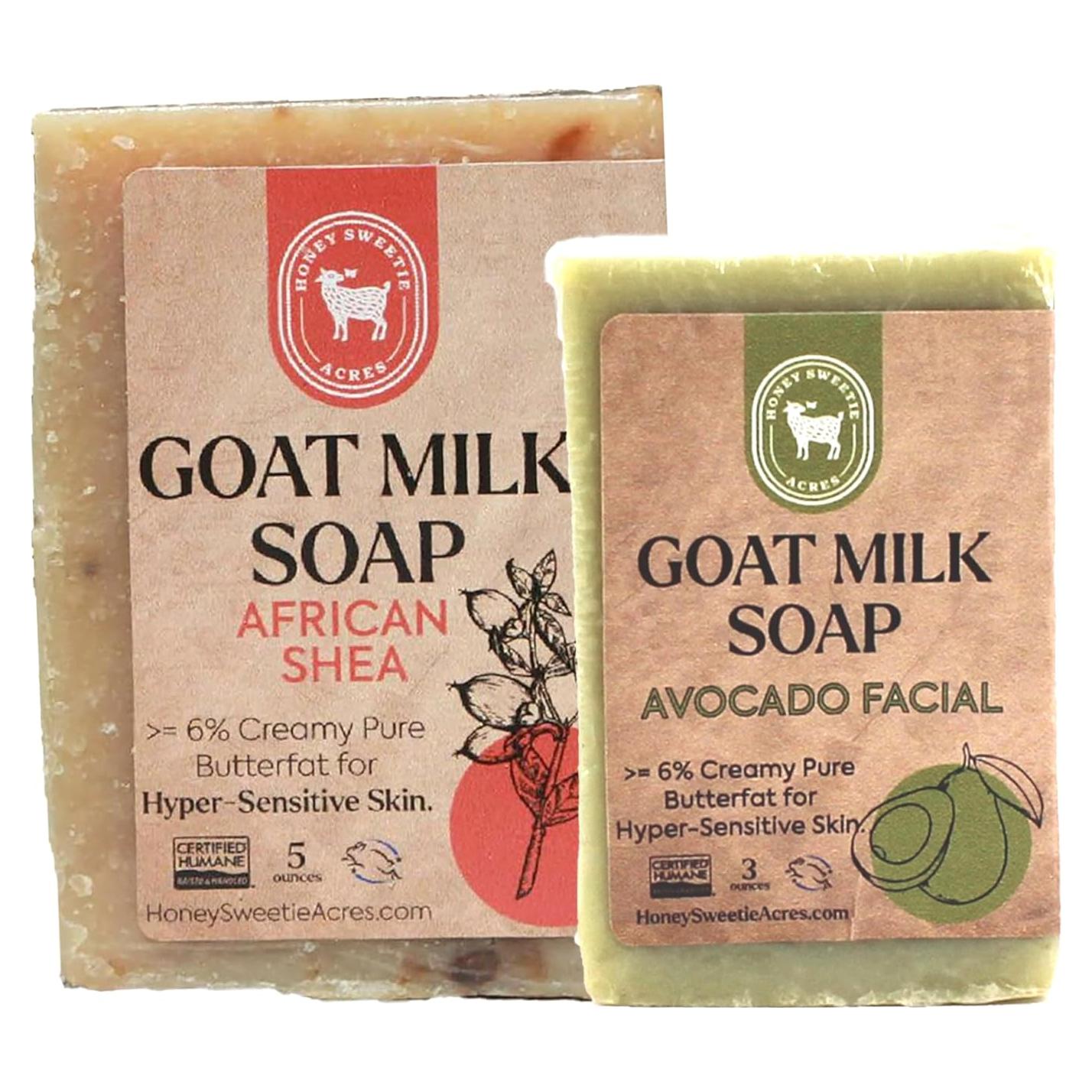 Jabón Facial y Corporal Honey Sweetie Acres - Aguacate y Leche de Cabra