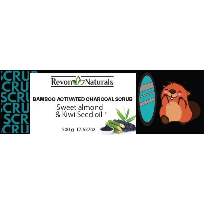 Exfoliante Corporal Natural Revon Naturals 500g Carbón Activado