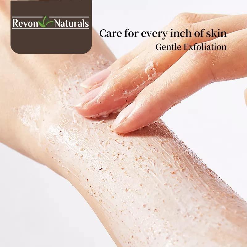 Exfoliante Corporal Natural Revon Naturals 500g Carbón Activado