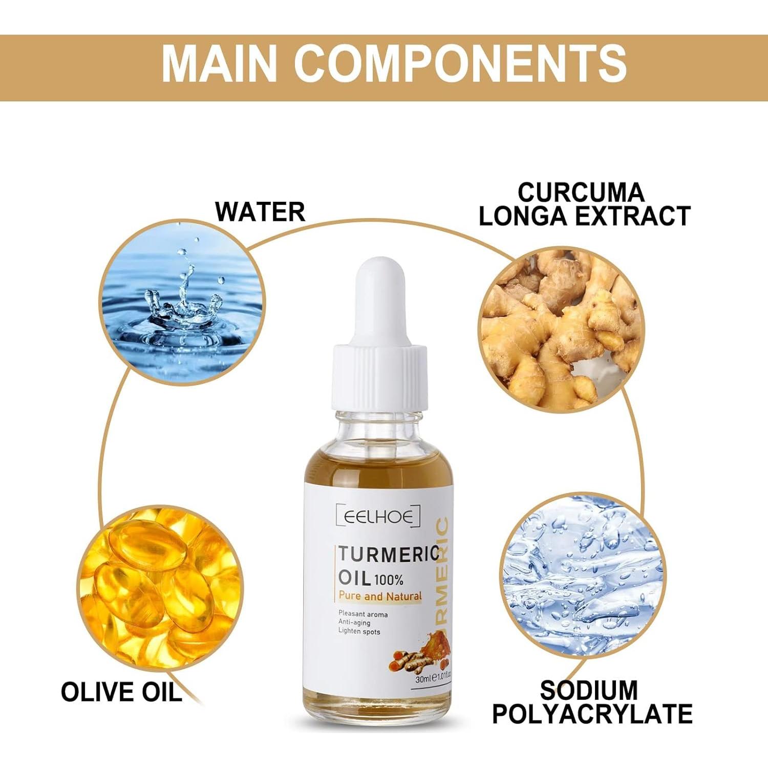 Suero Facial de Cúrcuma Lomnoeza 140g - Hidratante Natural