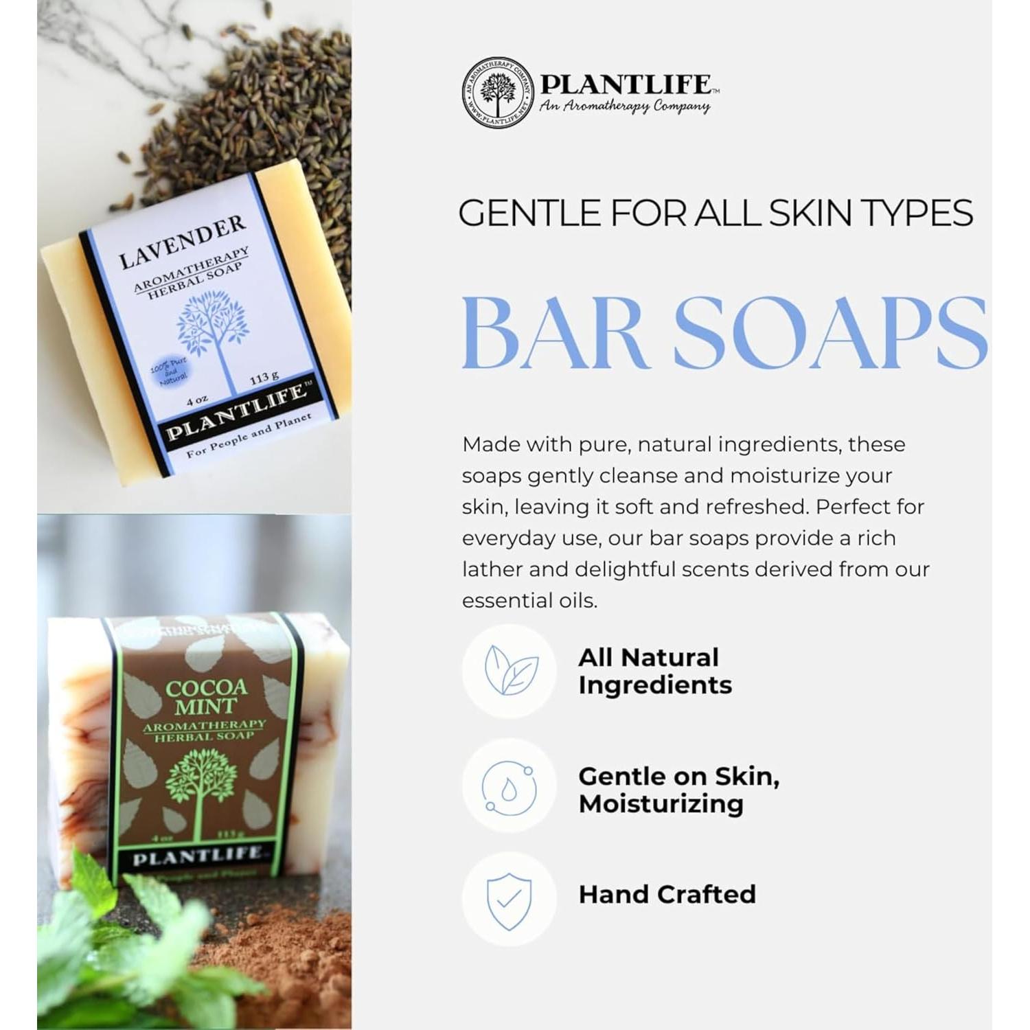 Jabón de Barra de Cúrcuma Plantlife 127g - Hidratante y Calmante