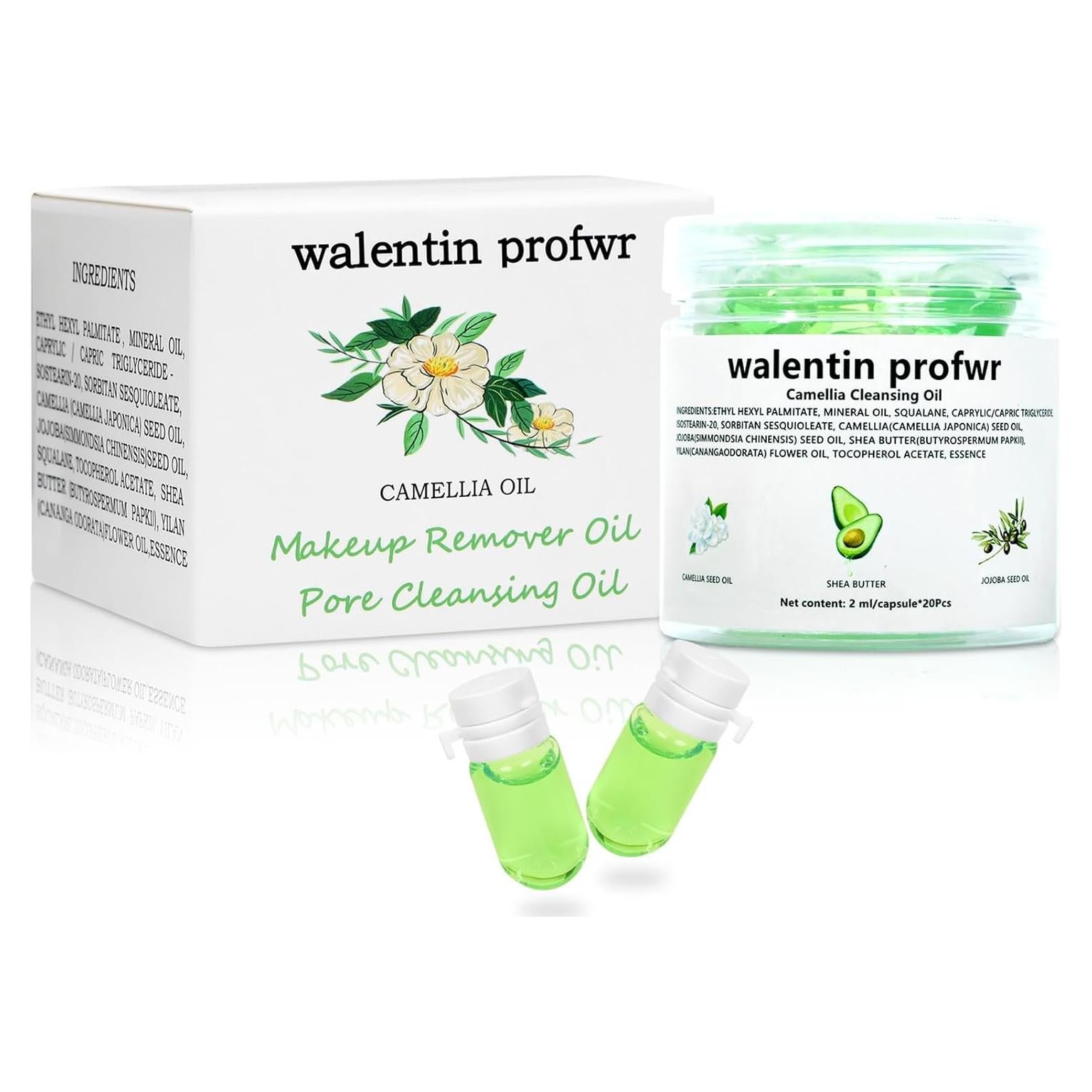 Aceite Limpiador Facial Feiworui 20 Piezas 2ml Hidratante