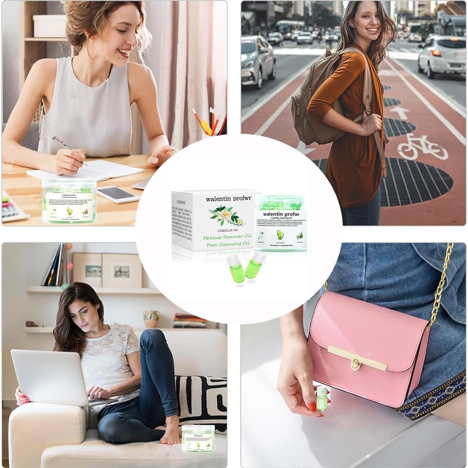 Aceite Limpiador Facial Feiworui 20 Piezas 2ml Hidratante