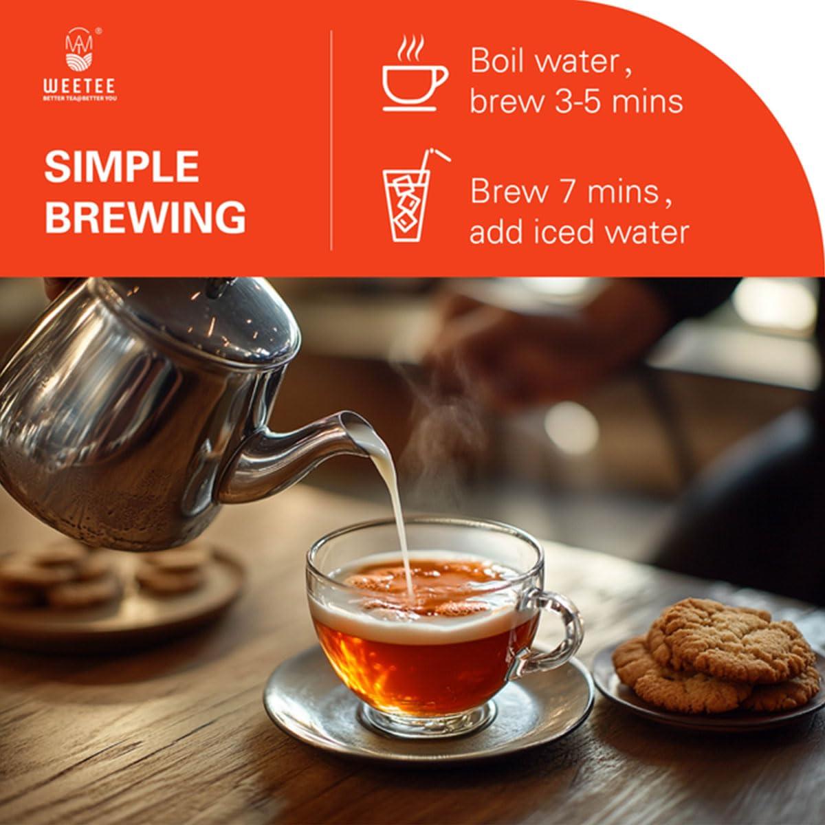 Té Negro Orgánico a Granel WEETEE 228g - Sabor Suave y Rico