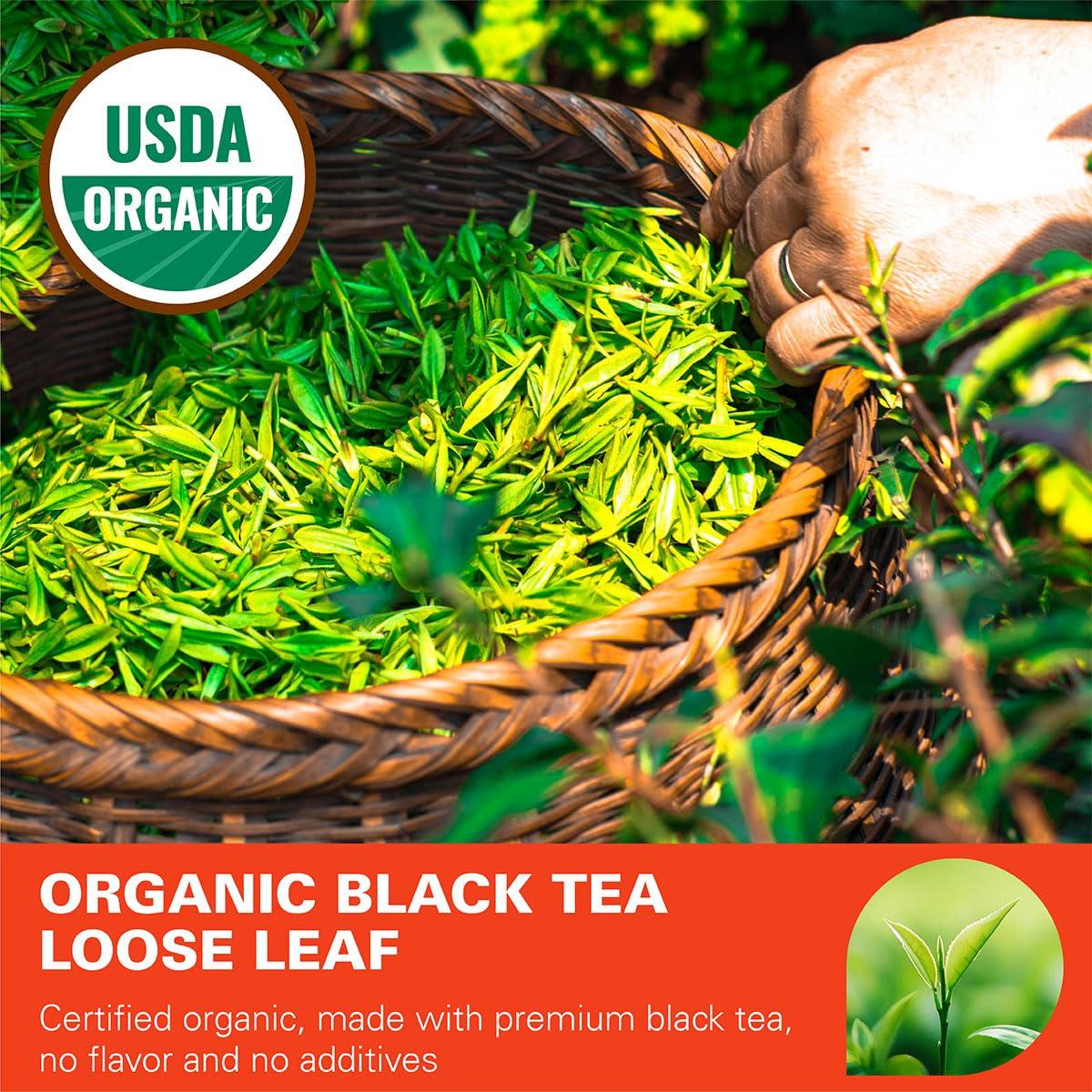 Té Negro Orgánico a Granel WEETEE 228g - Sabor Suave y Rico