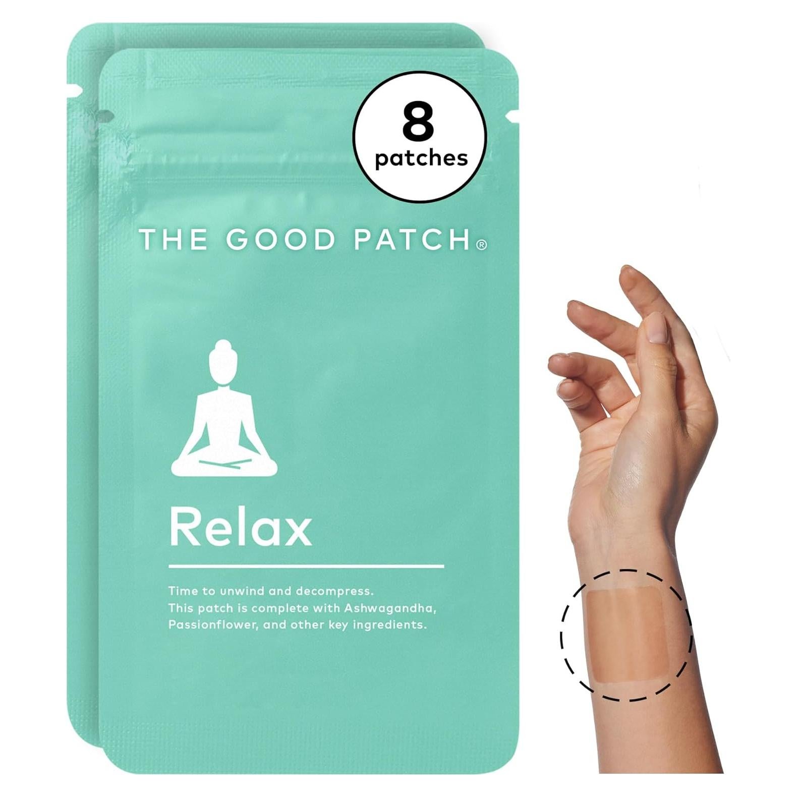 Parche Relax The Good Patch - 8 Parches Naturales con Ashwagandha
