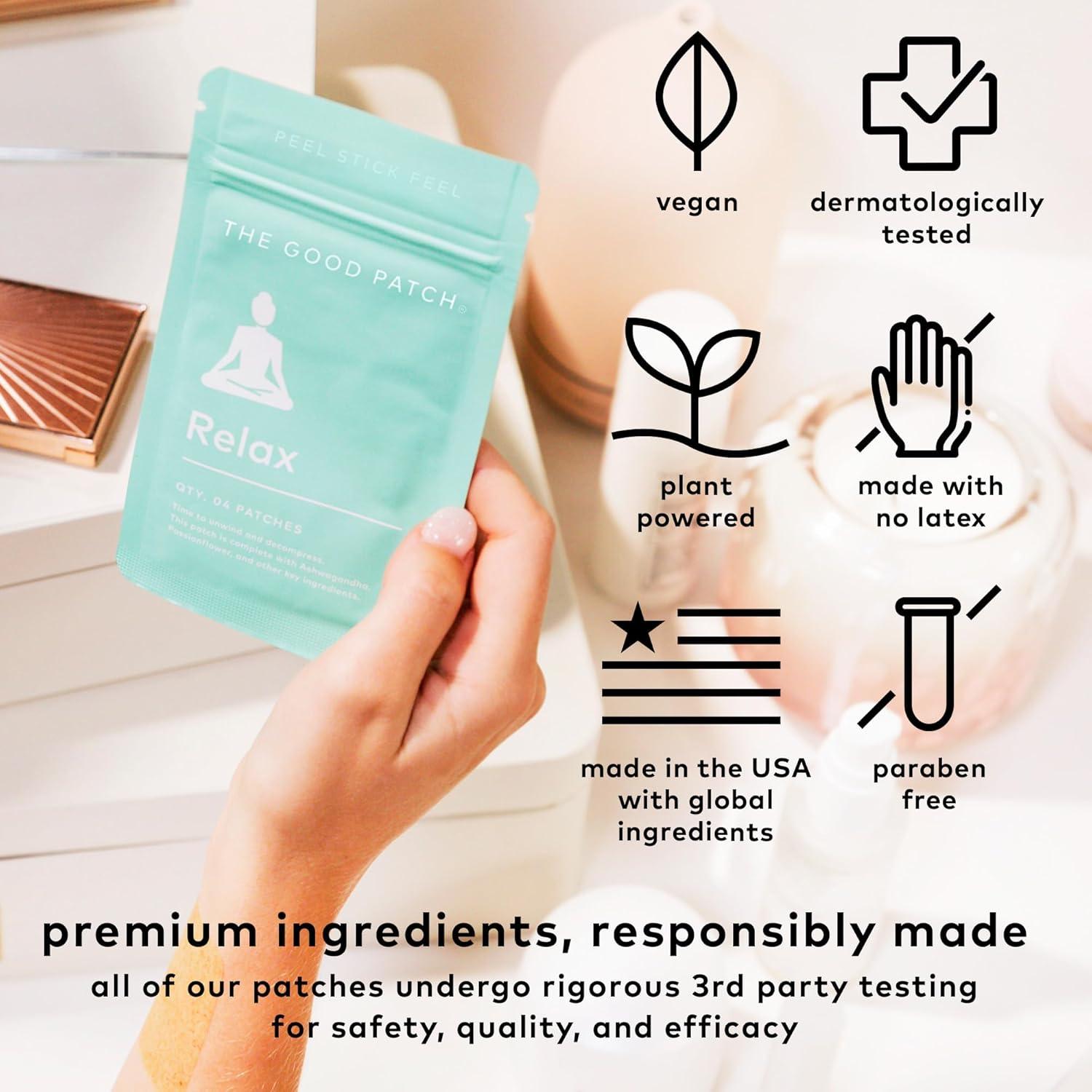 Parche Relax The Good Patch - 8 Parches Naturales con Ashwagandha