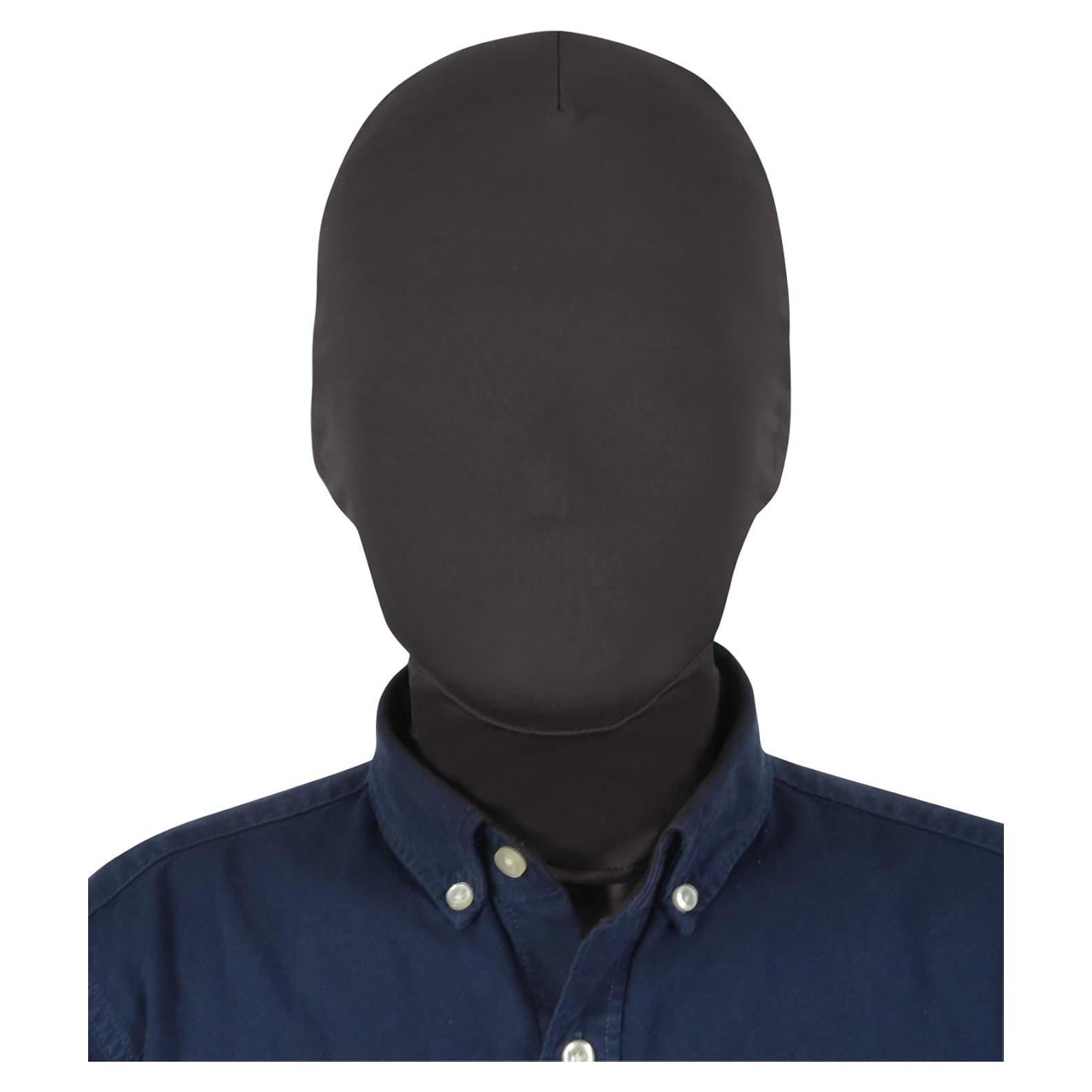 Máscara de Spandex Unisex para Halloween - Talla Única Negra