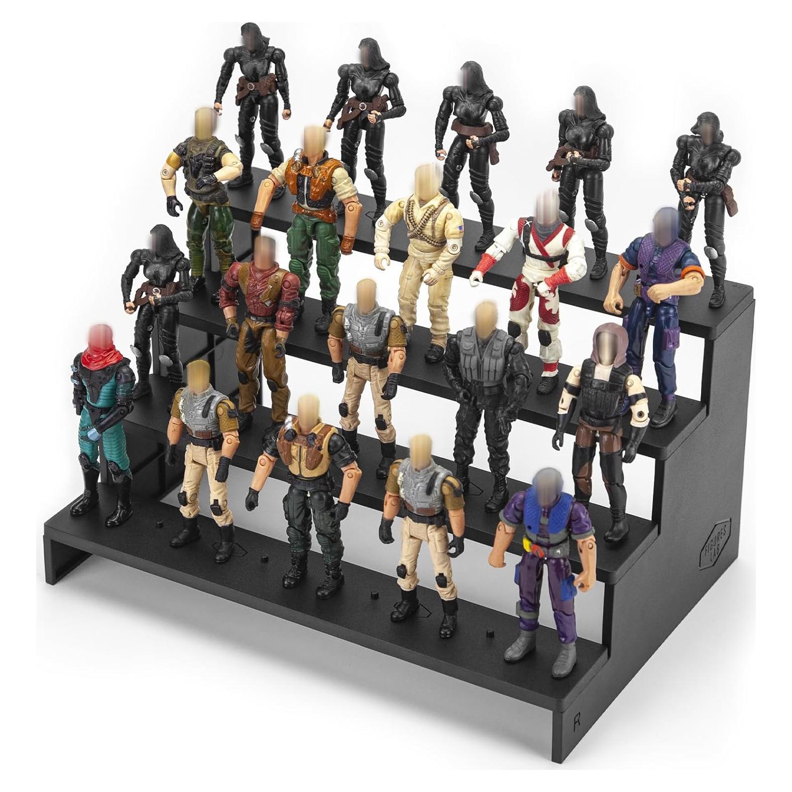 Soporte para Figuras de Acción Vintage Star Wars Gijeo 4 Niveles