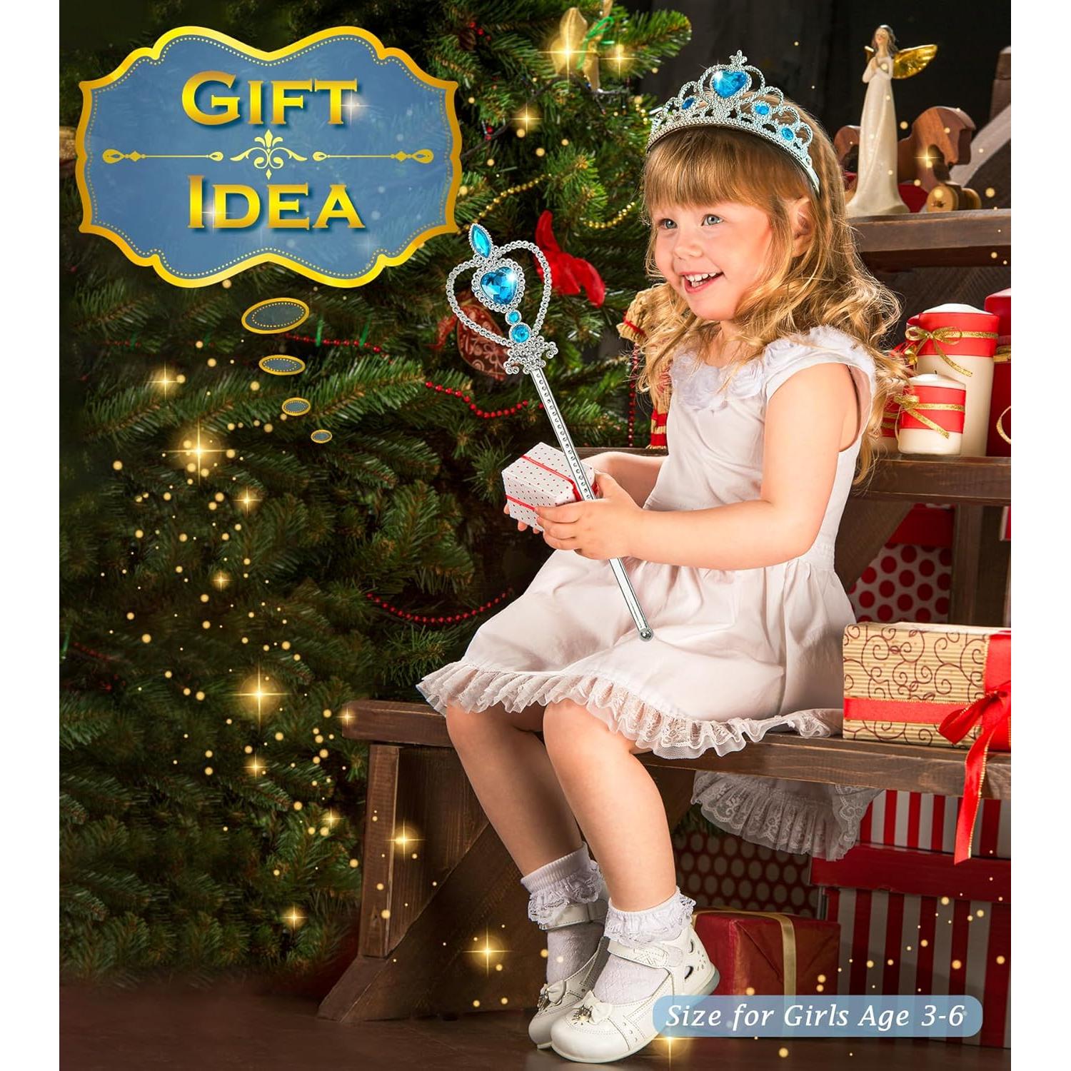 Set de 6 Tiara de Princesa BIBUTY para Niñas Pequeñas