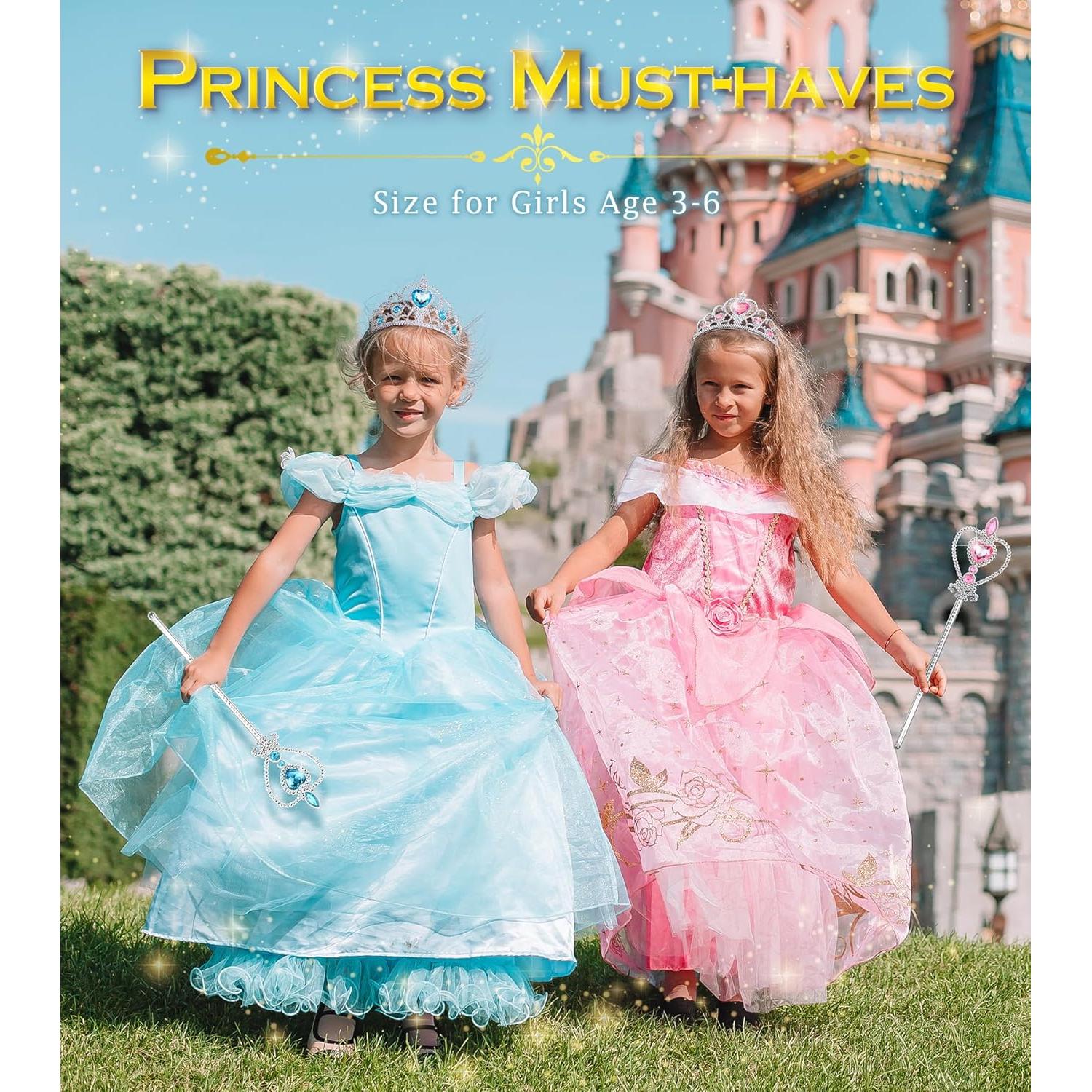 Set de 6 Tiara de Princesa BIBUTY para Niñas Pequeñas