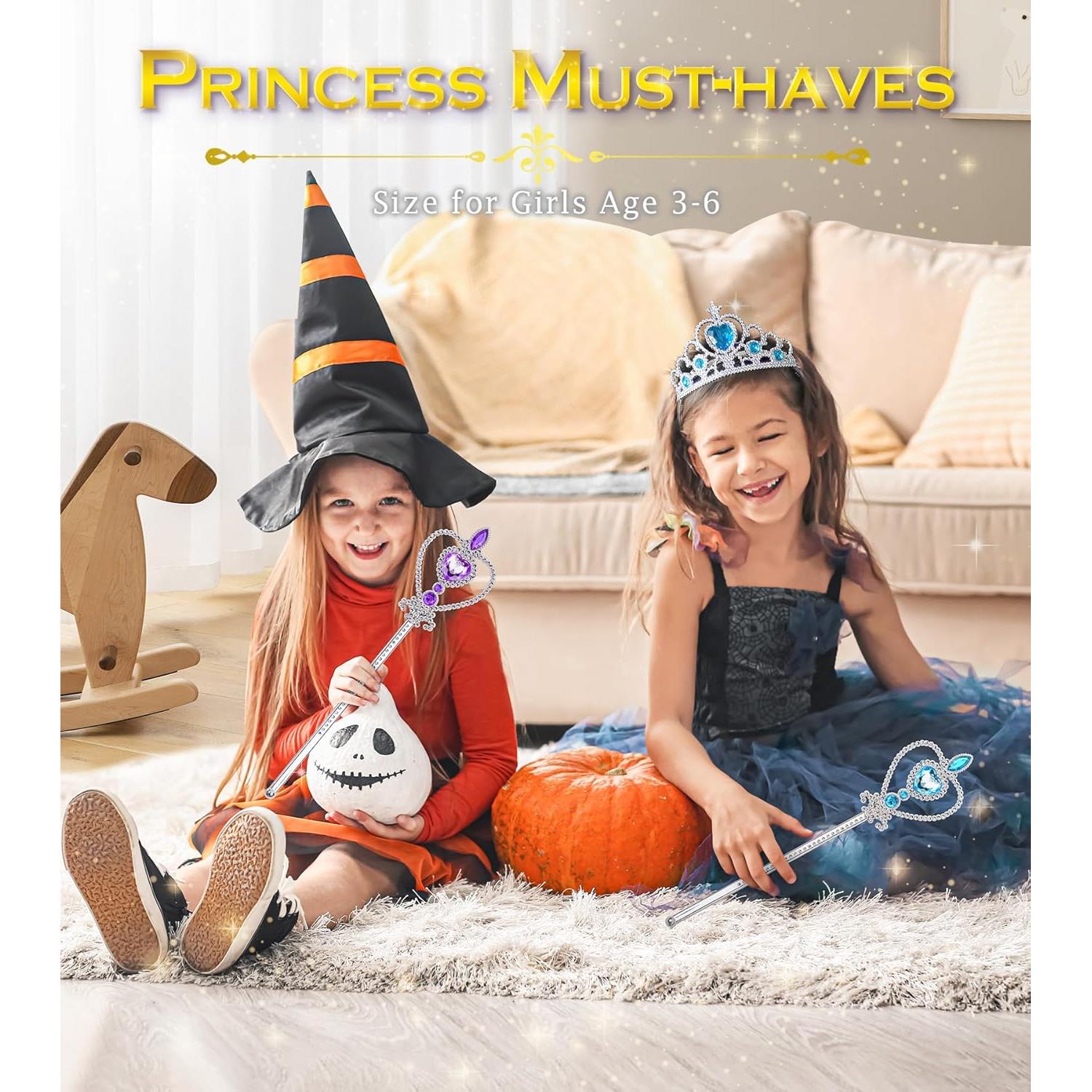 Set de 6 Tiara de Princesa BIBUTY para Niñas Pequeñas