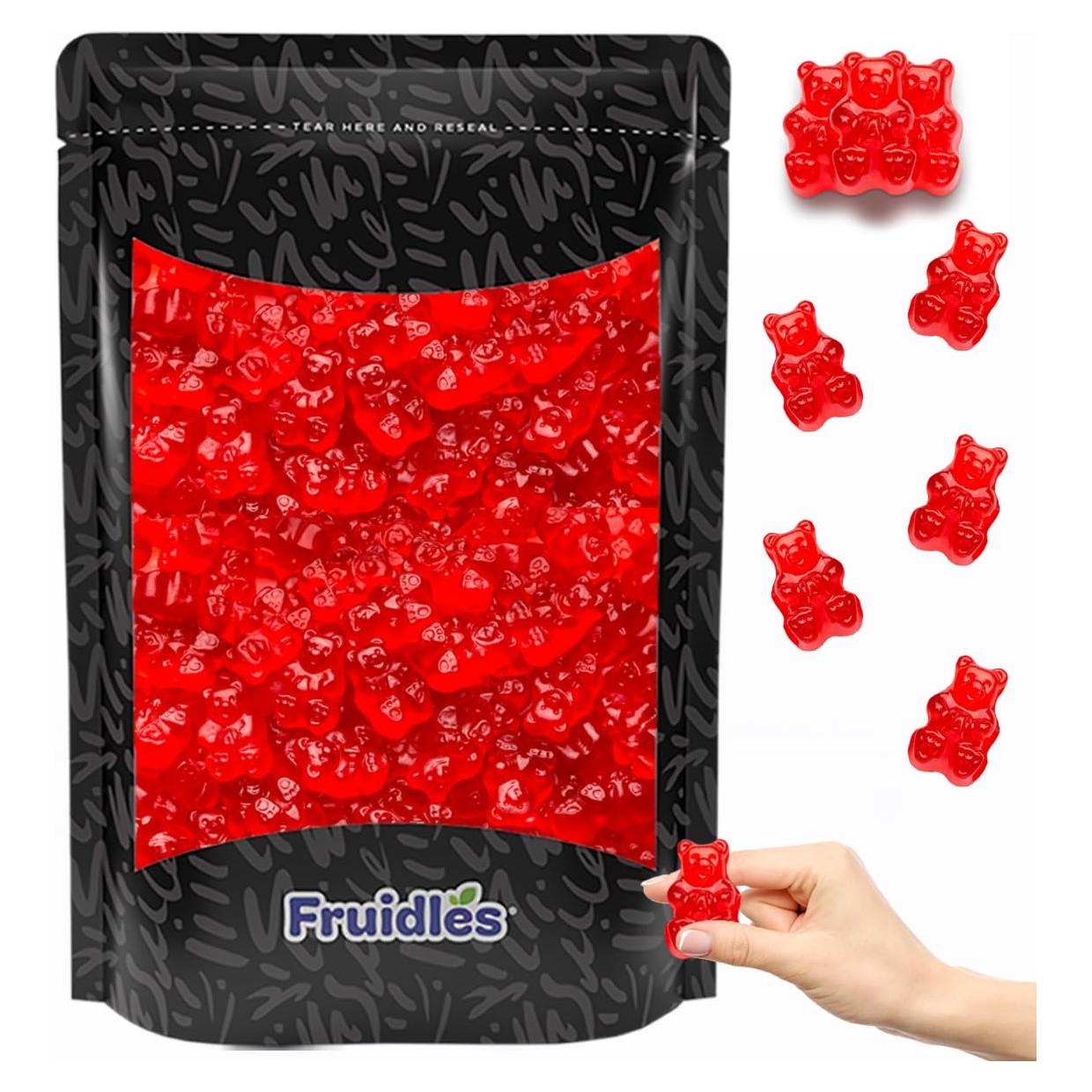 Ositos de Goma Fruidles de Cereza Silvestre 454g - Sin Gluten